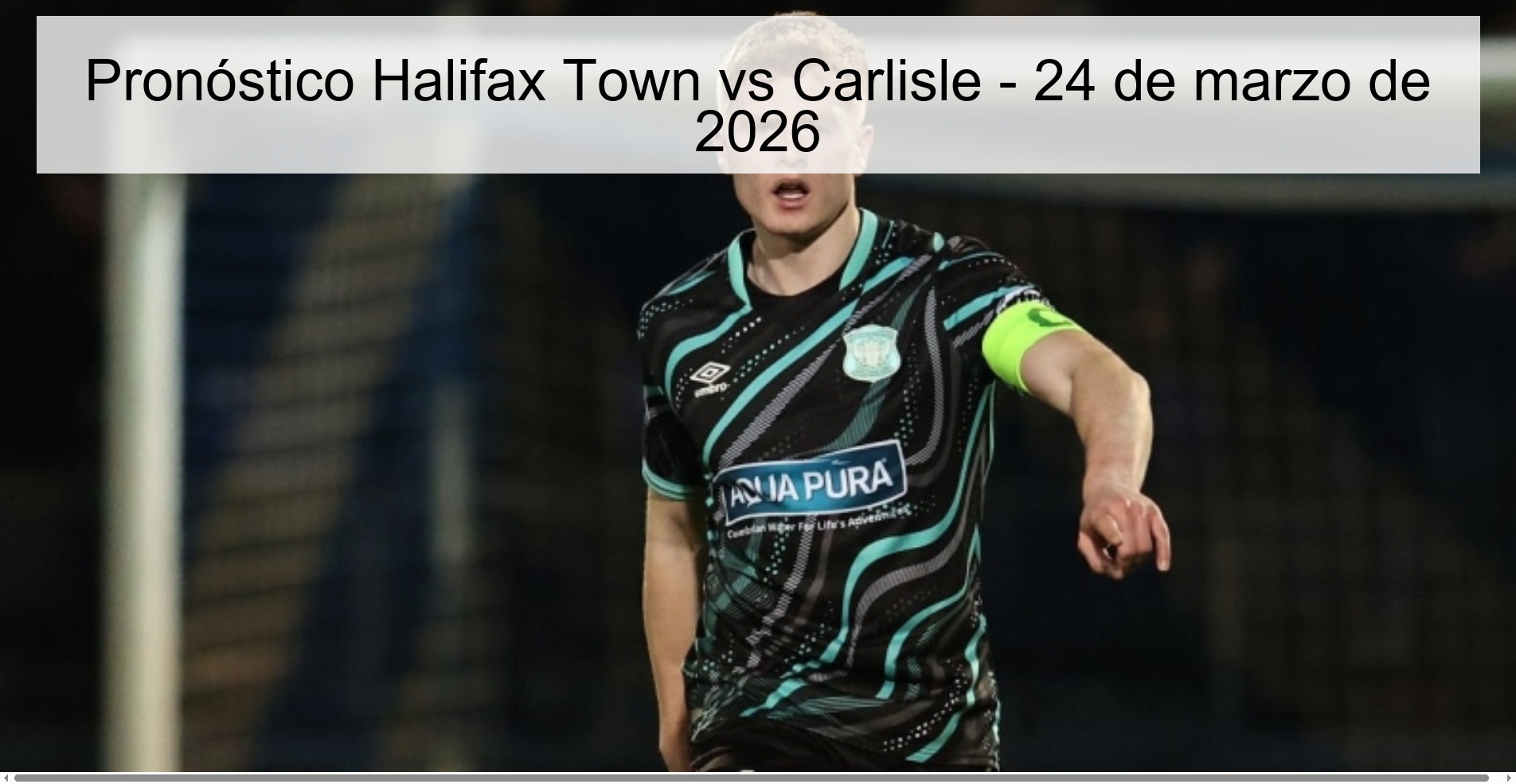 Halifax Town vs Carlisle Prediction – March 24, 2026