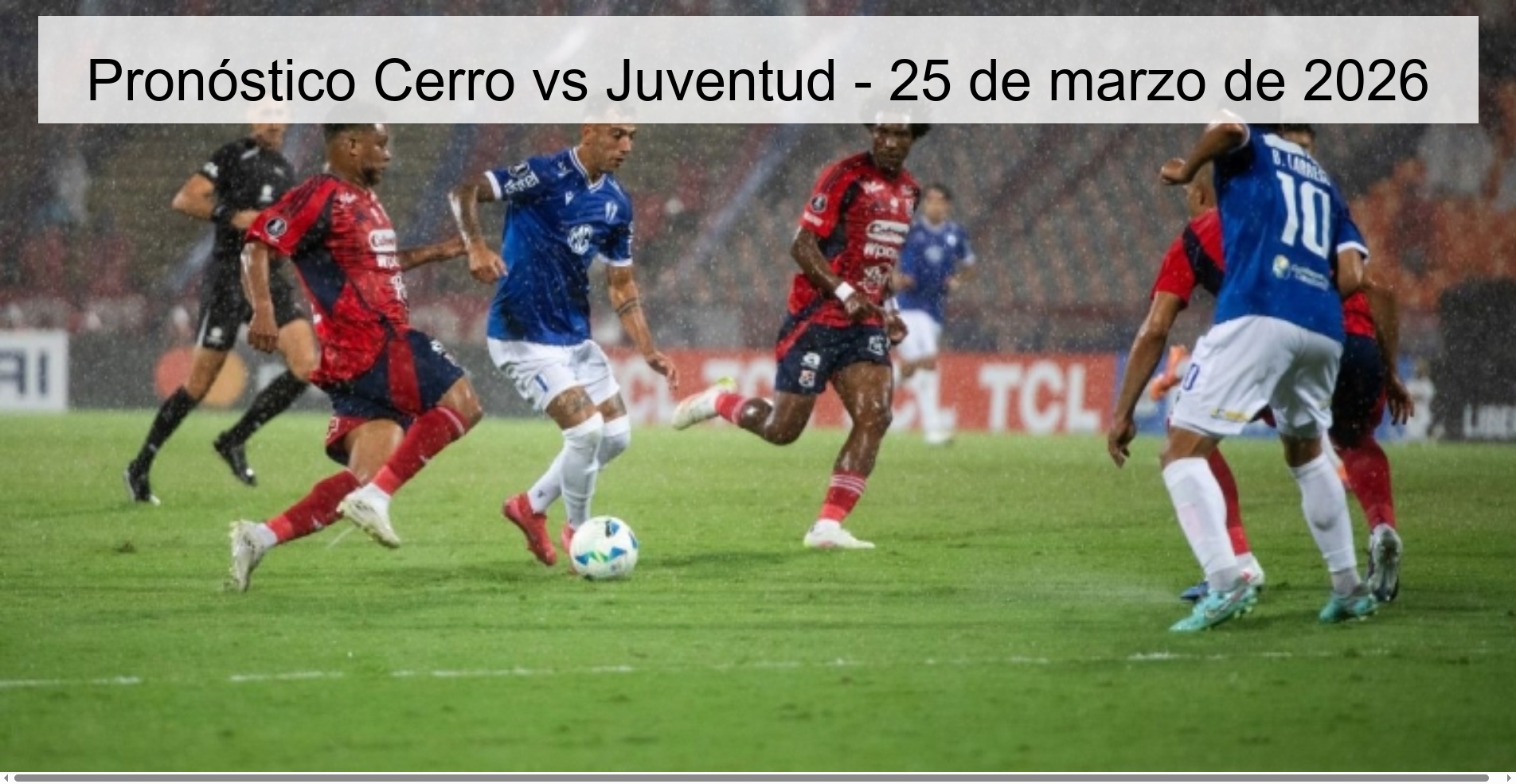 Cerro vs Juventud Prediction - March 25, 2026