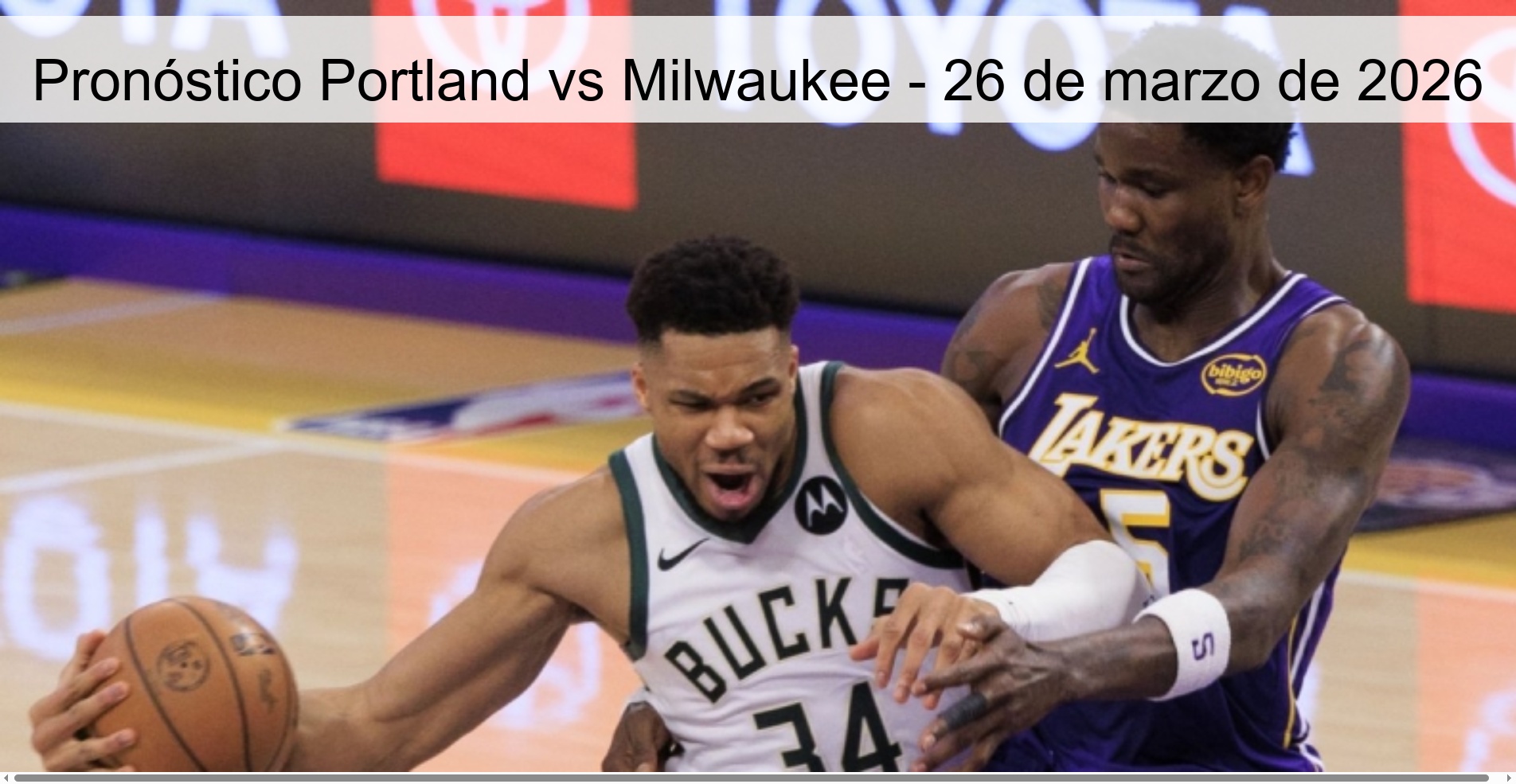 Pronóstico Portland vs Milwaukee - 26 de marzo de 2026