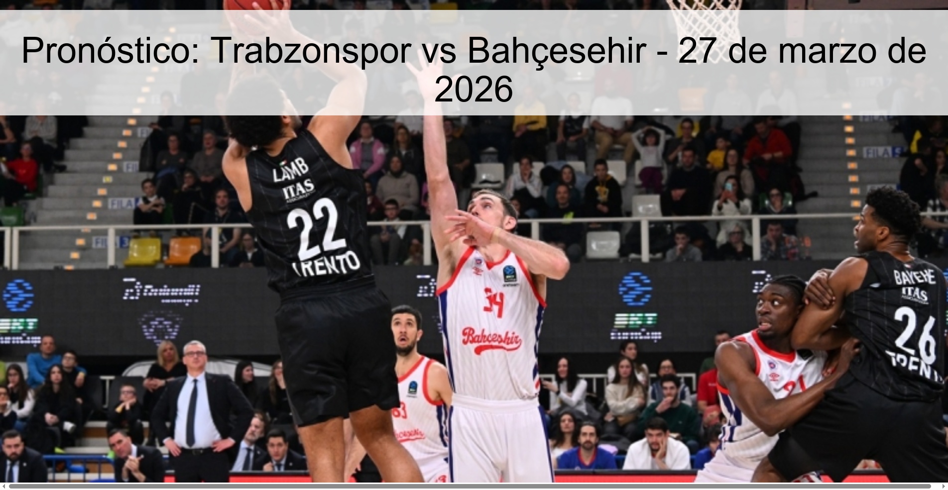 Pronóstico: Trabzonspor vs Bahçesehir - 27 de marzo de 2026