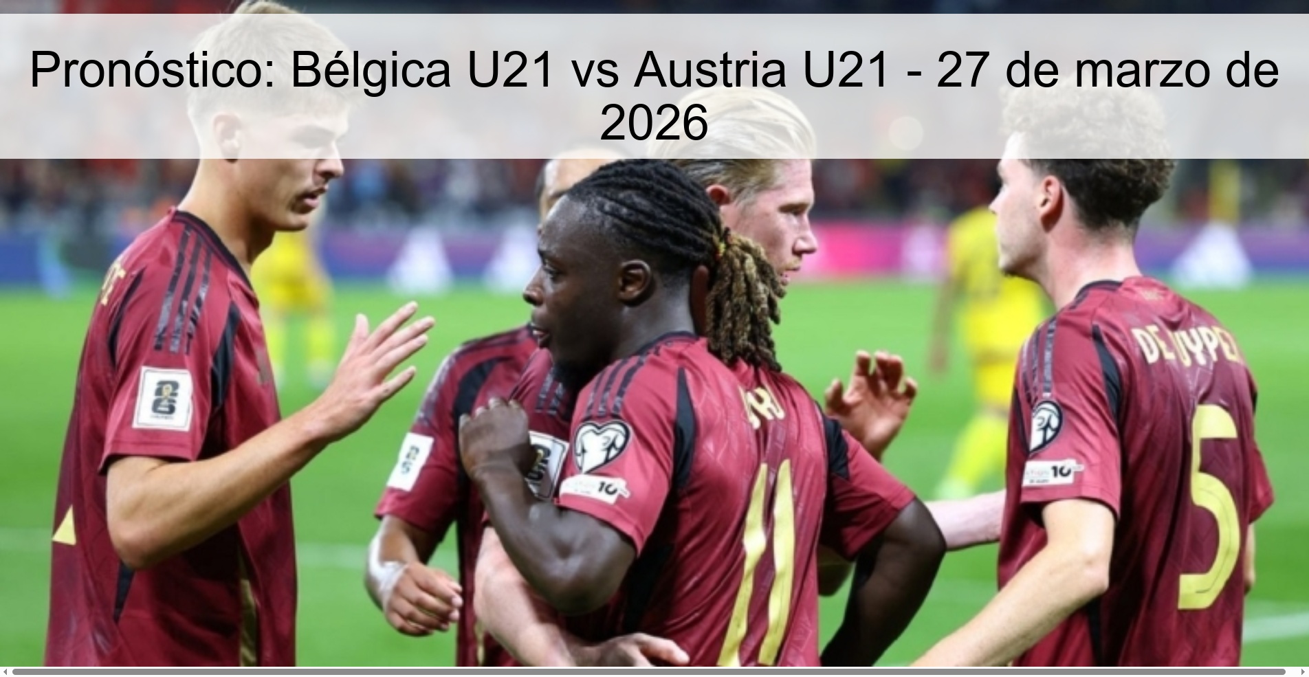 Prediction: Belgium U21 vs Austria U21 - March 27, 2026