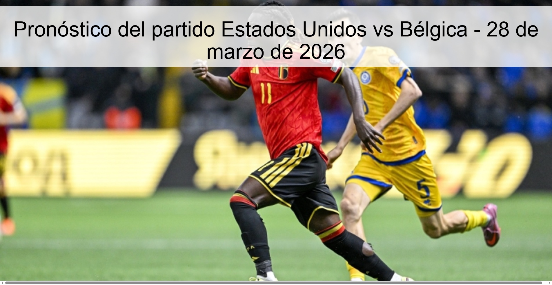 United States vs Belgium Prediction – March 28, 2026