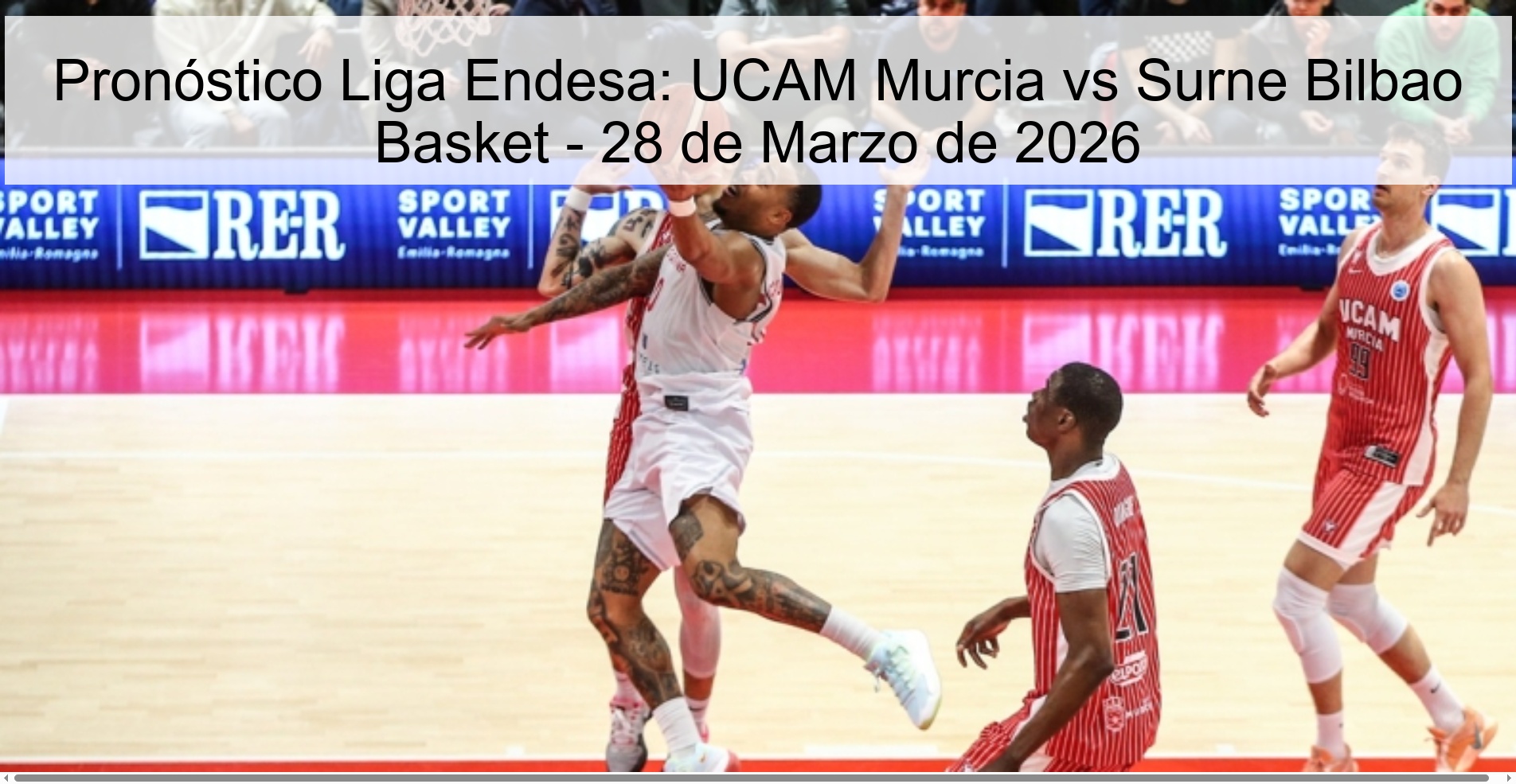 Liga Endesa Prediction: UCAM Murcia vs Surne Bilbao Basket - March 28, 2026 Liga Endesa Prediction: UCAM Murcia vs Surne Bilbao Basket - March 28, 2026