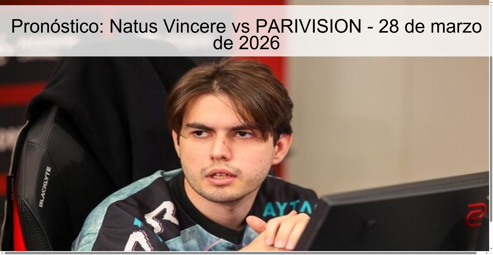 Pronóstico: Natus Vincere vs PARIVISION - 28 de marzo de 2026