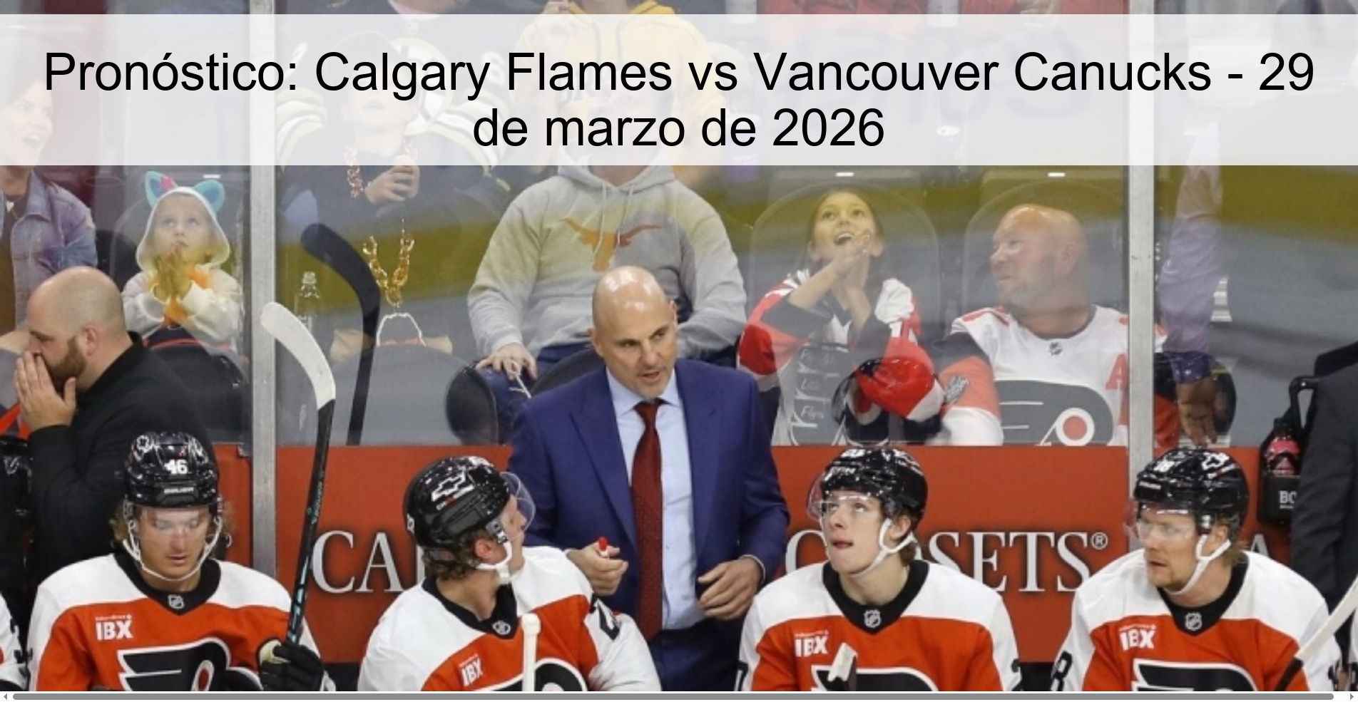 Prediction: Calgary Flames vs Vancouver Canucks – March 29, 2026