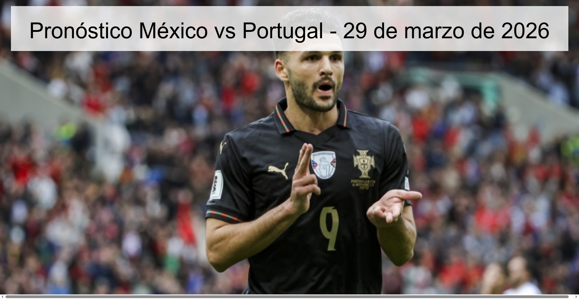 Mexico vs Portugal Prediction - March 29, 2026