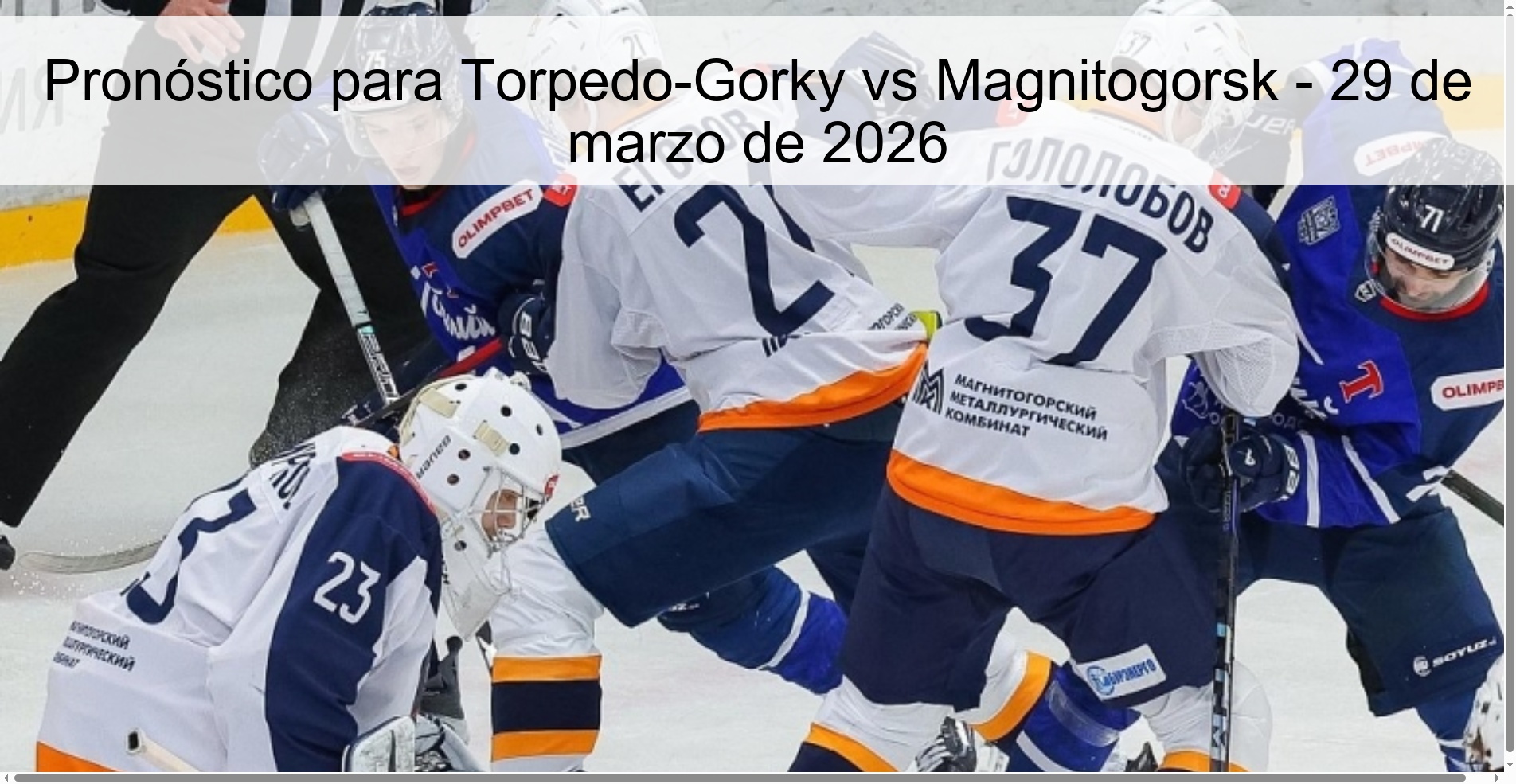 Prediction for Torpedo-Gorky vs Magnitogorsk – March 29, 2026