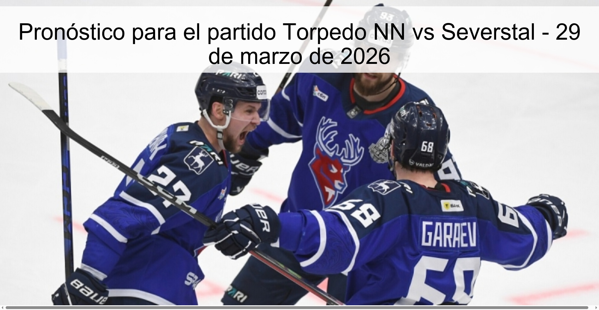Prediction for the match Torpedo NN vs Severstal - March 29, 2026