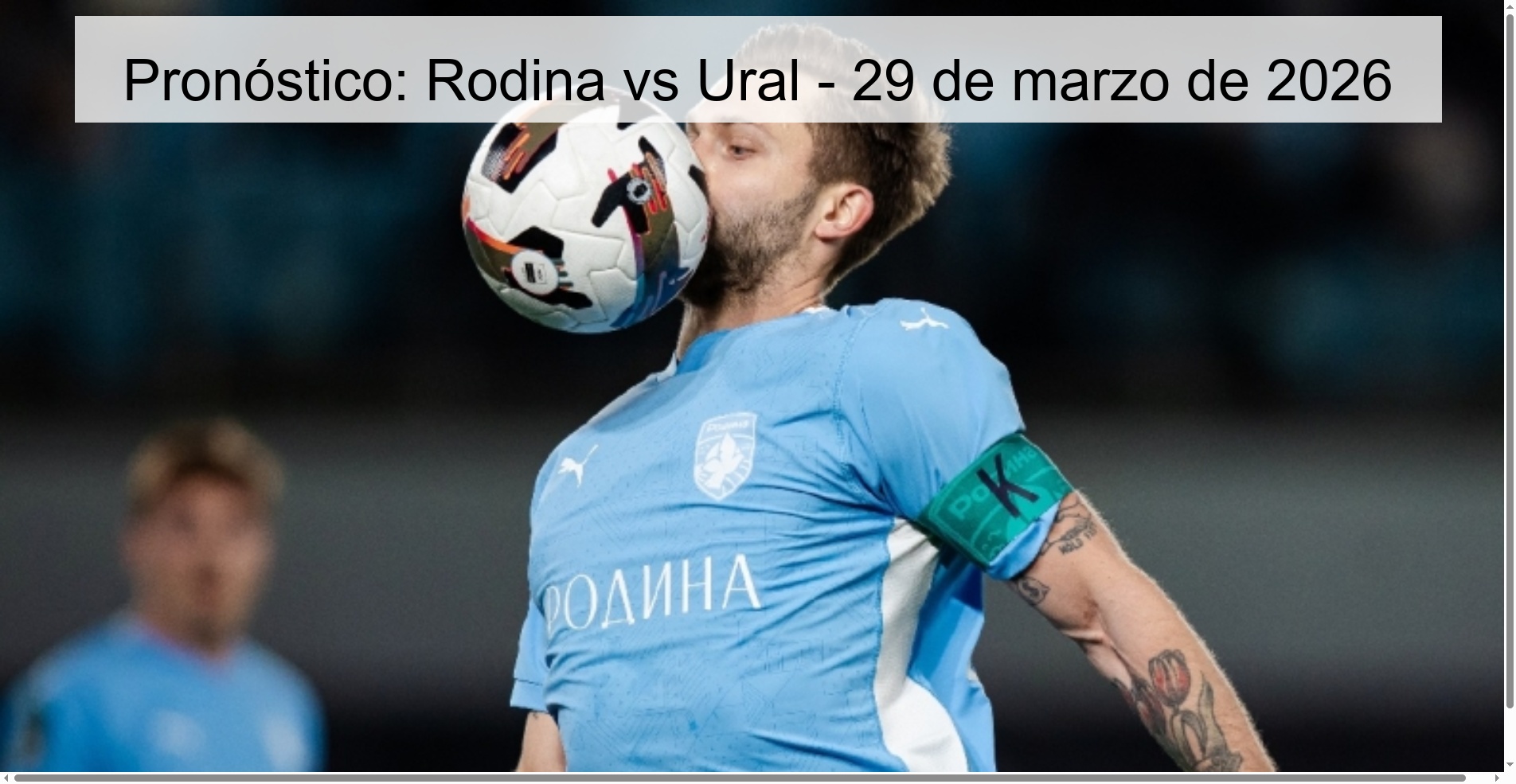 Prediction: Rodina vs Ural – March 29, 2026