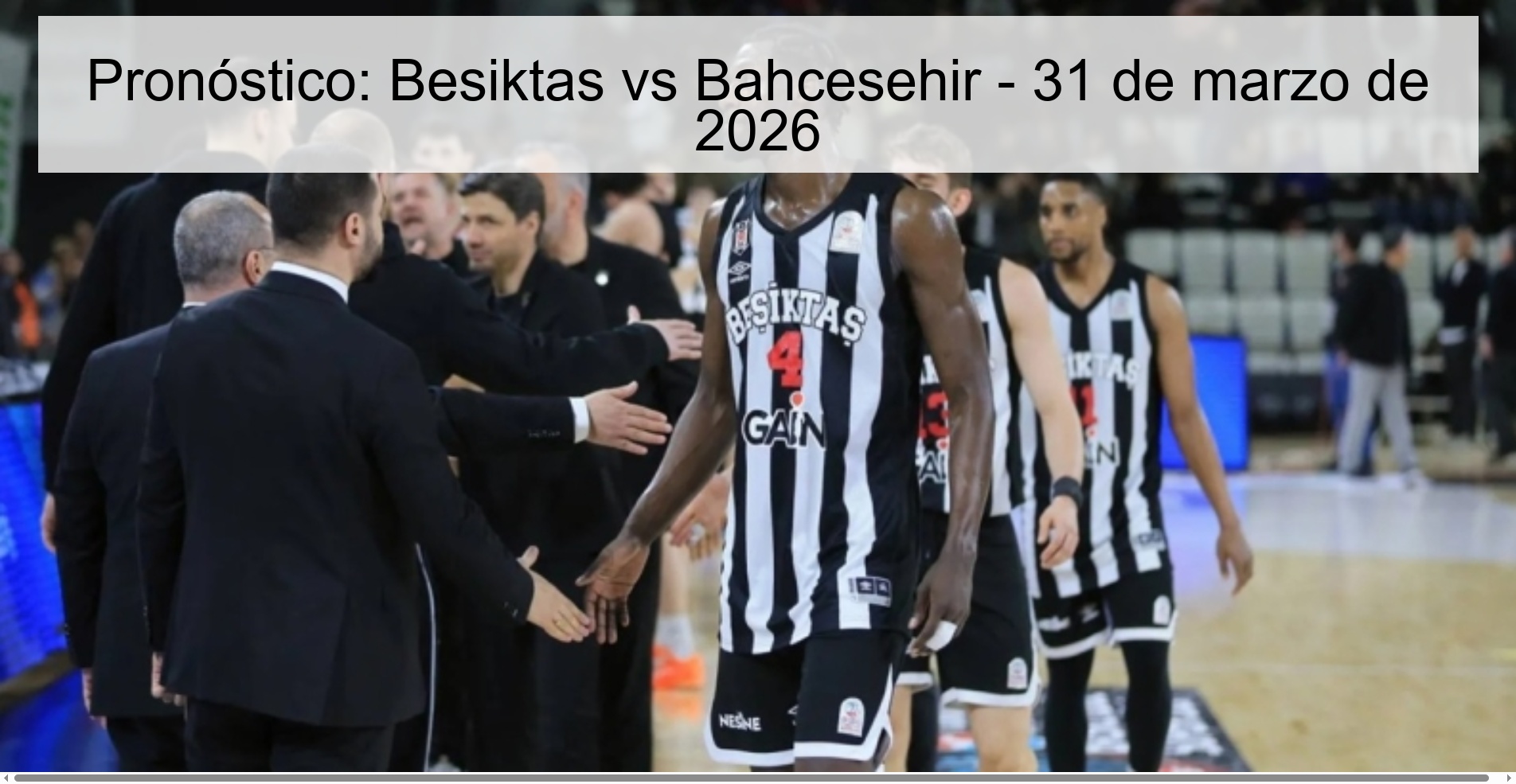 Prediction: Besiktas vs Bahcesehir – March 31, 2026