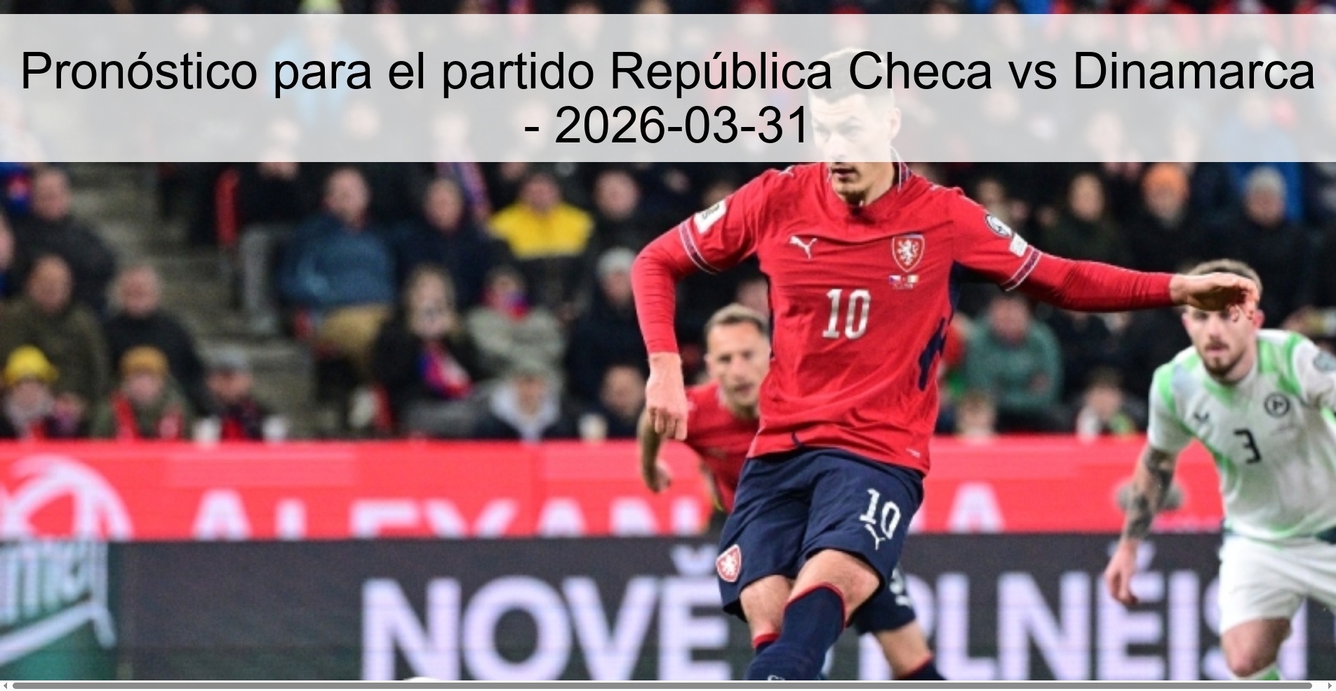 Prediction for the match Czech Republic vs Denmark - 2026-03-31