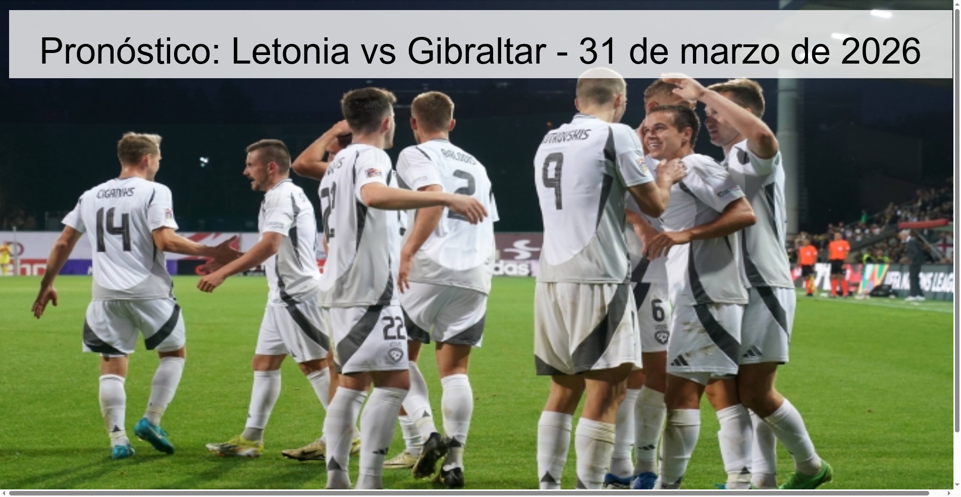 Prediction: Latvia vs Gibraltar – March 31, 2026