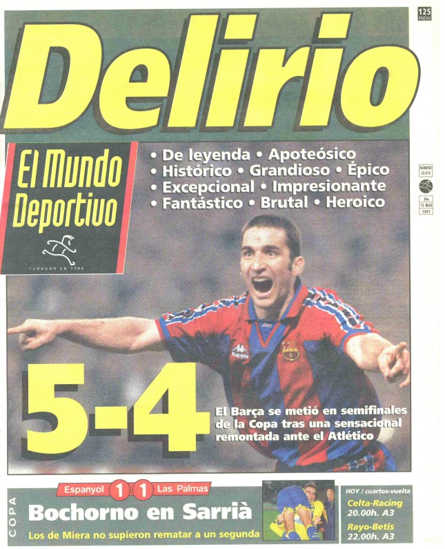 Barça's historic comeback: A 0-3 scoreline transformed into legend at the Camp Nou