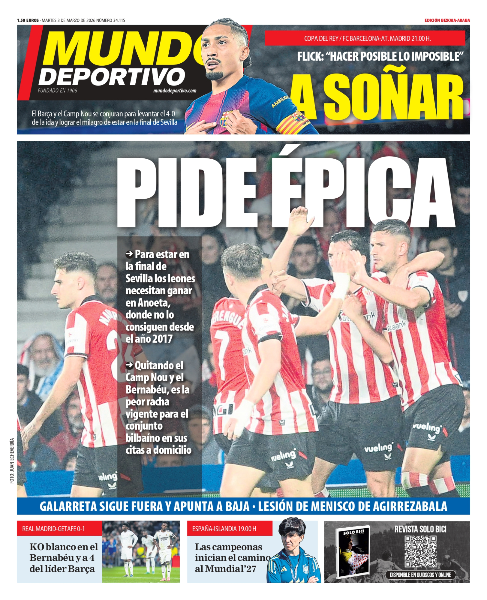 Athletic Risks its Life in Anoeta: One Step Closer to Glory