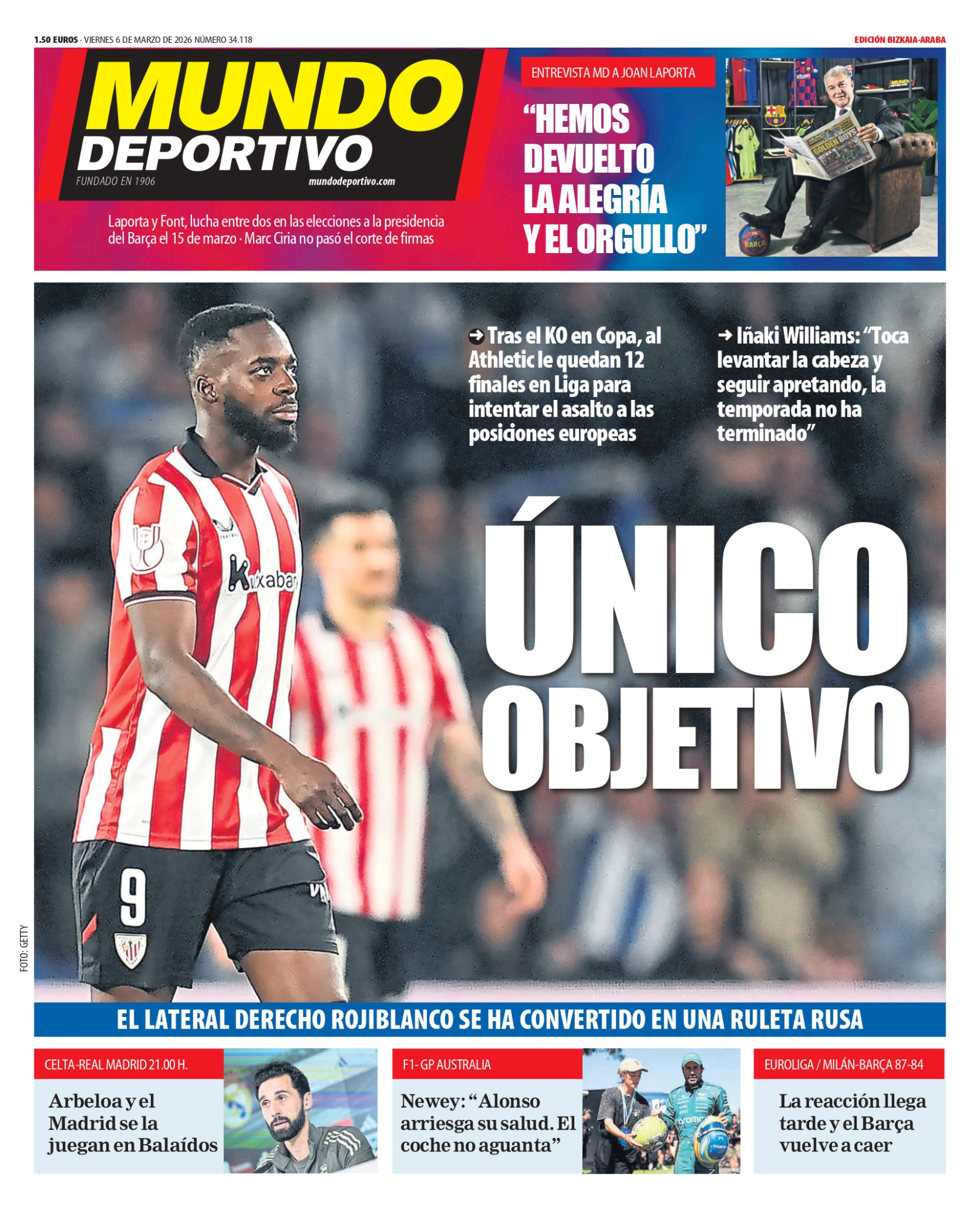 Athletic, in the Final Battle for Europe! The Cover of Mundo Deportivo Reveals the Strategy