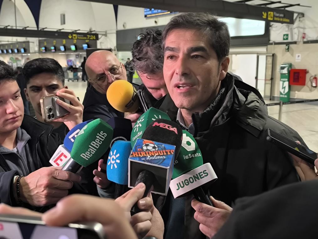Ángel Haro denies rumors about Pellegrini and his future at Betis