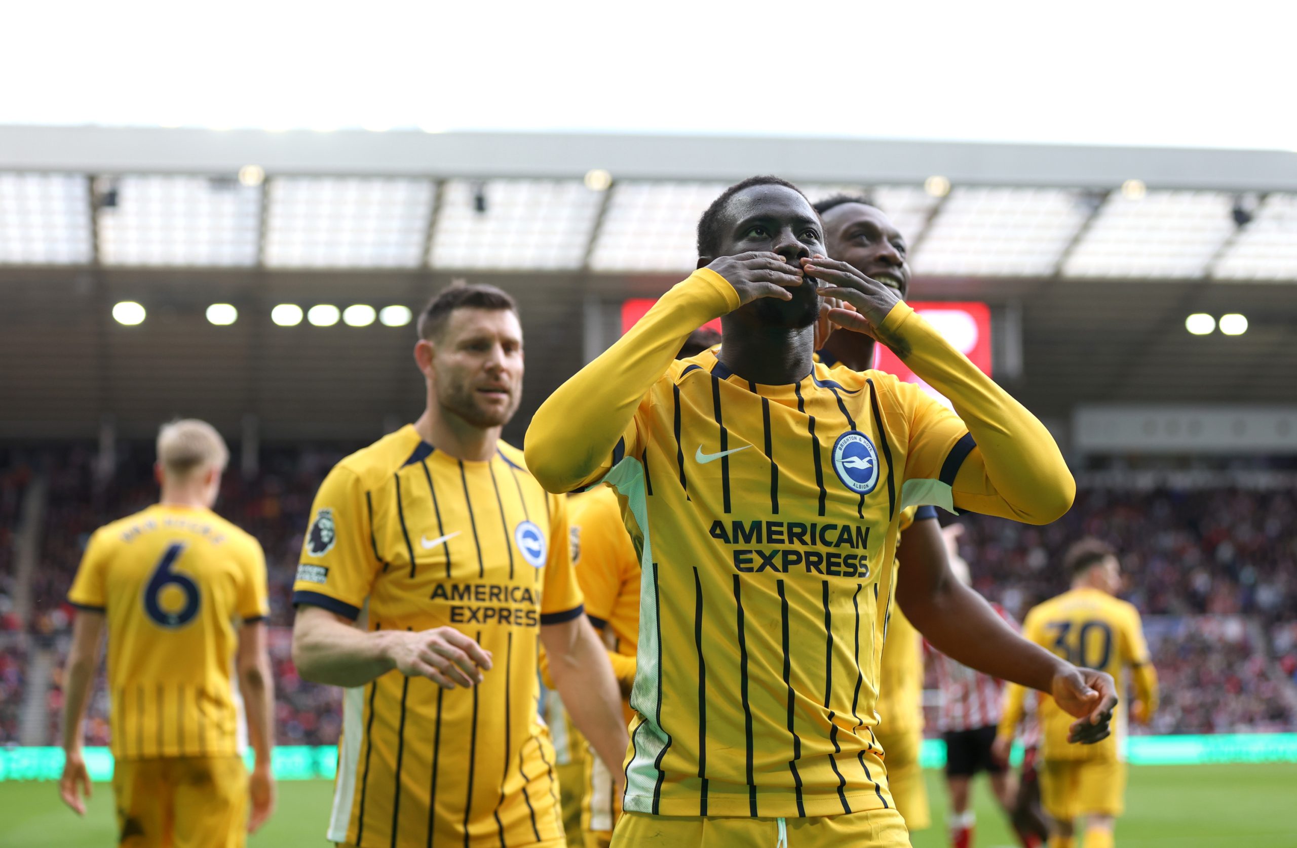Minteh da el triunfo al Brighton frente al Sunderland y acerca al equipo a Europa Minteh da el triunfo al Brighton frente al Sunderland y acerca al equipo a Europa