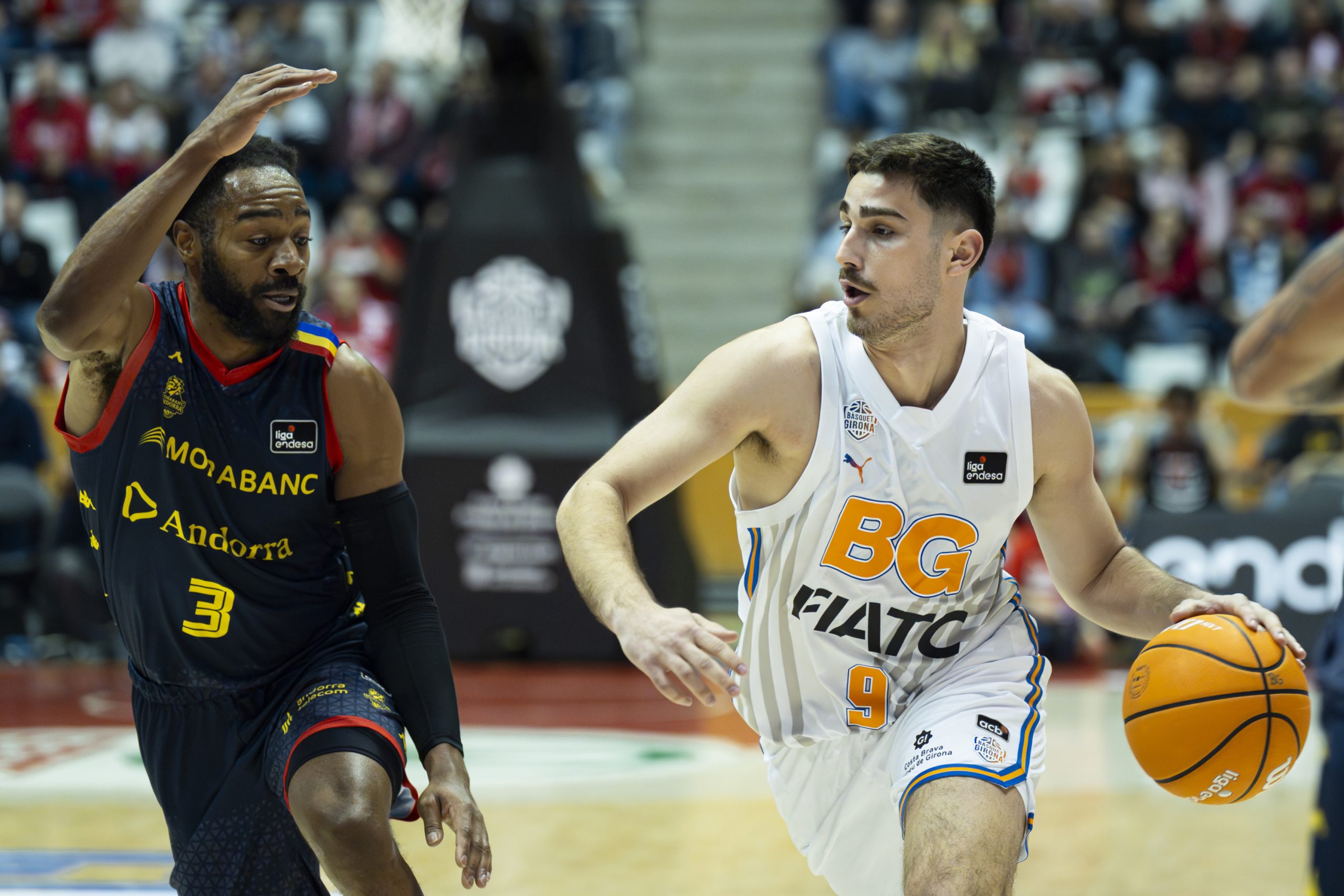 Bàsquet Girona strengthens its fight for permanence after defeating MoraBanc Andorra