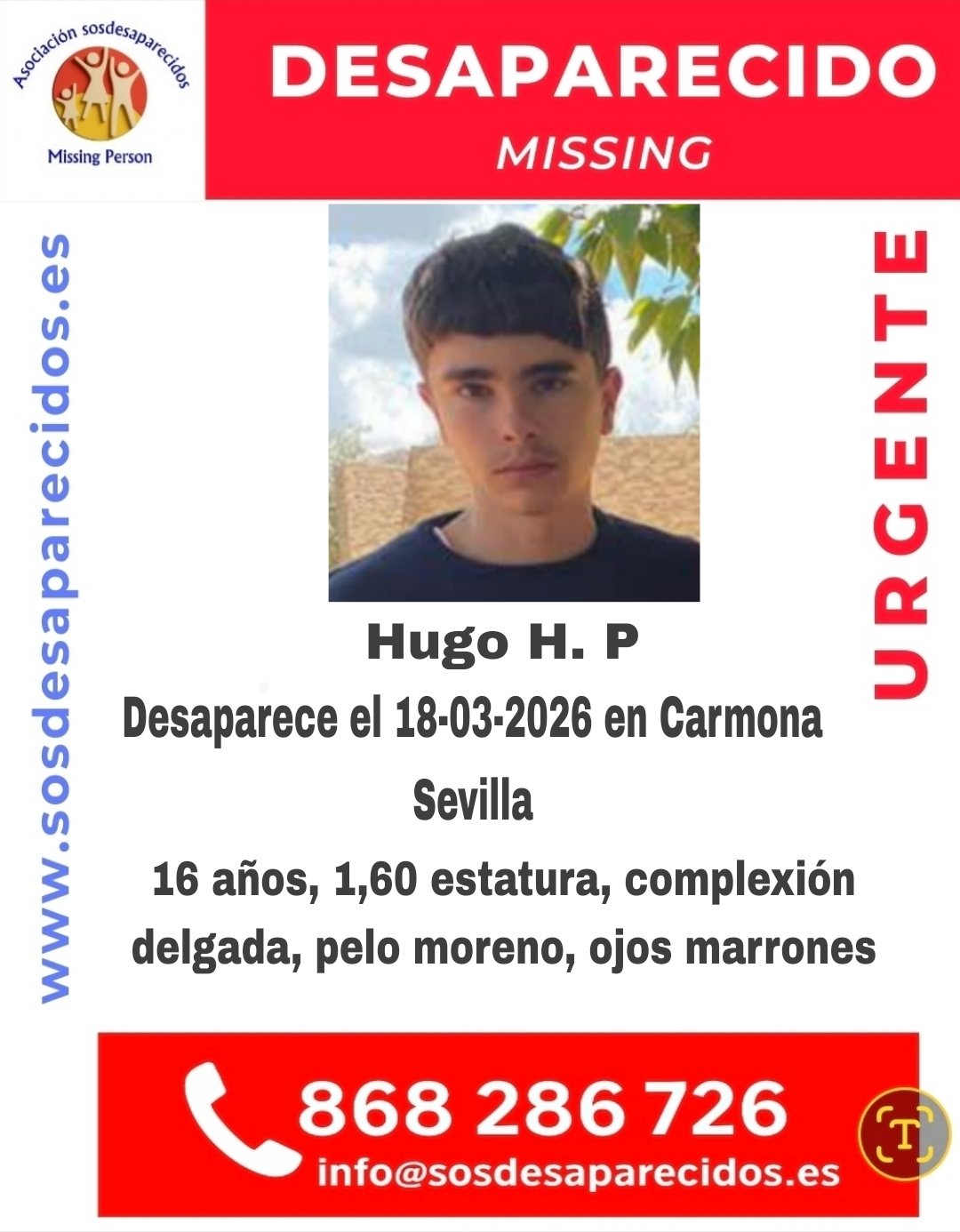 Alert in Seville: They search for a missing minor in Carmona