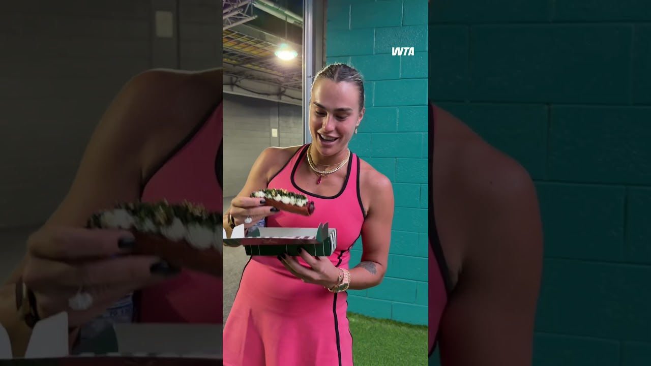 Aryna Sabalenka shines at the Miami Open and discovers the most expensive hot dog of the tournament