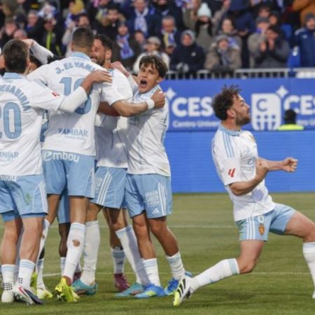 El Zaragoza Da la Sorpresa y Derrota al Líder de LaLiga Hypermotion
