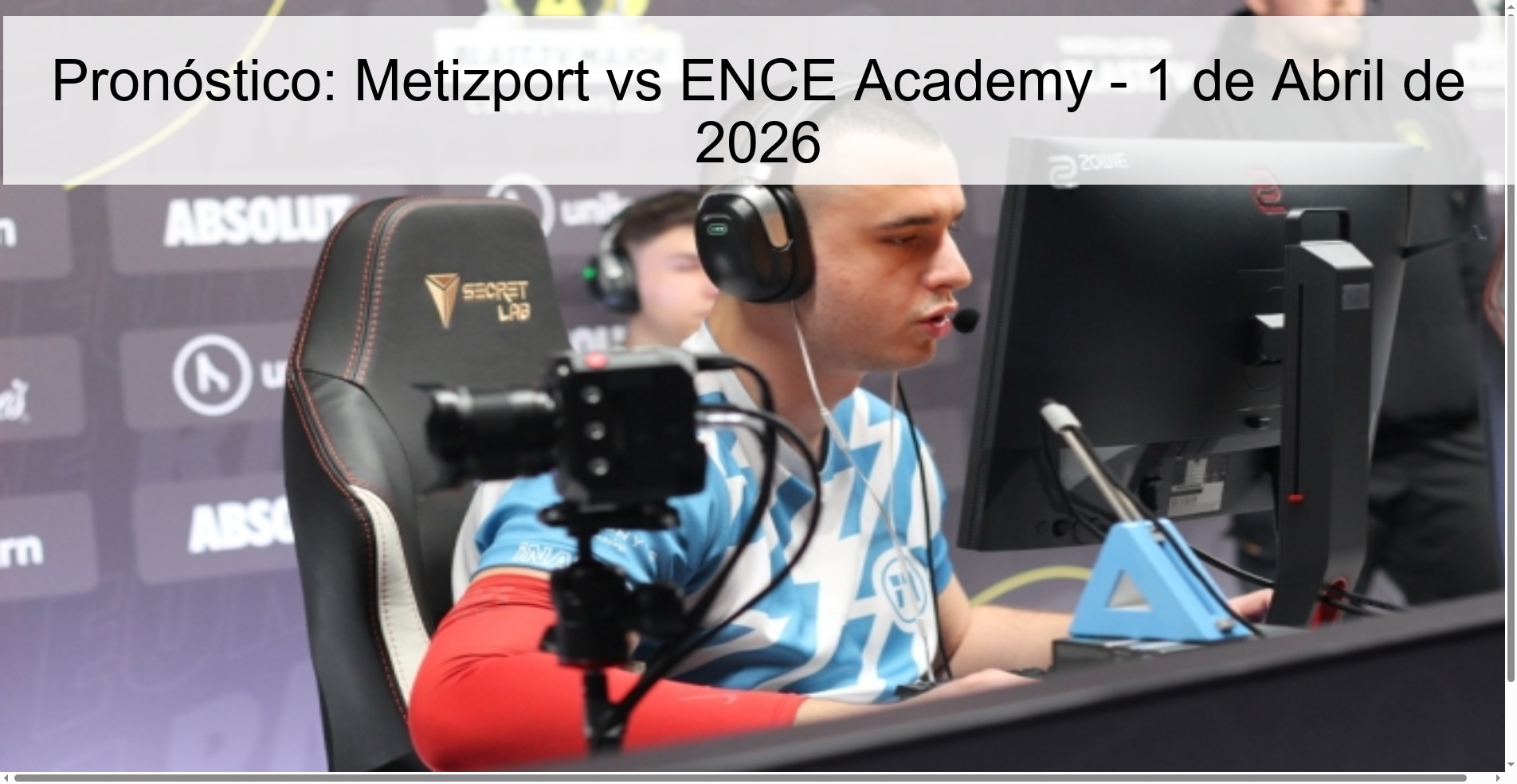 Pronóstico: Metizport vs ENCE Academy - 1 de Abril de 2026 Pronóstico: Metizport vs ENCE Academy - 1 de Abril de 2026