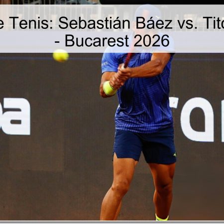 Pronóstico de Tenis: Sebastián Báez vs. Titouan Droguet – Bucarest 2026