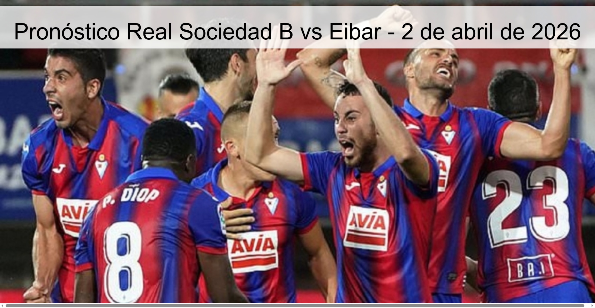 Real Sociedad B vs Eibar Prediction - April 2, 2026