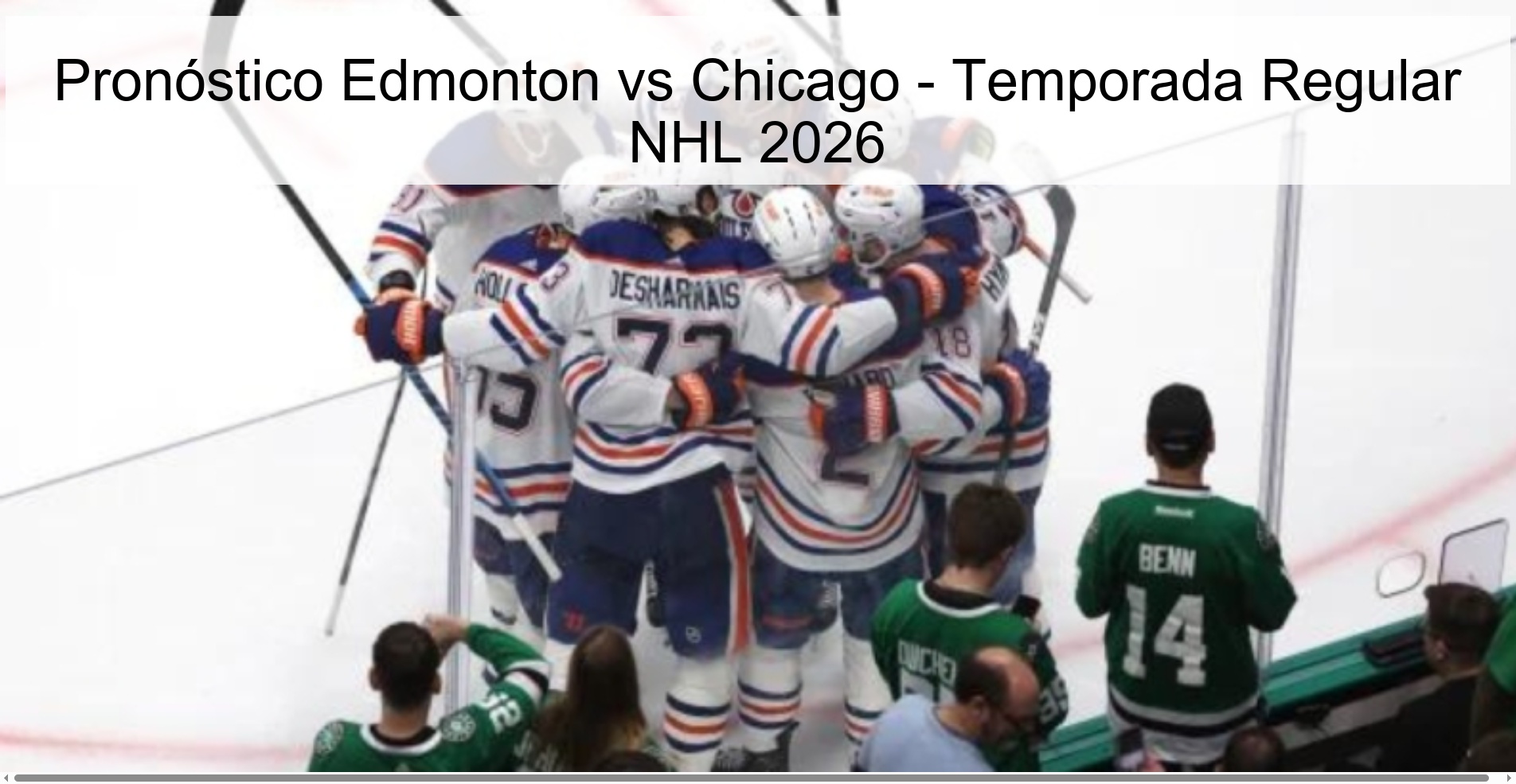 Edmonton vs Chicago Prediction - NHL Regular Season 2026