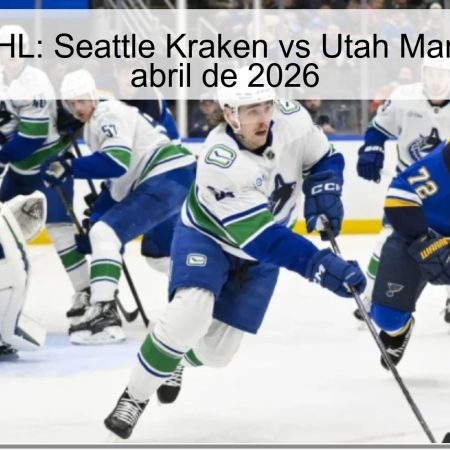 Pronóstico NHL: Seattle Kraken vs Utah Mammoth – 3 de abril de 2026