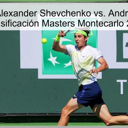Pronóstico: Alexander Shevchenko vs. Andrea Pellegrino – Clasificación Masters Montecarlo 2026