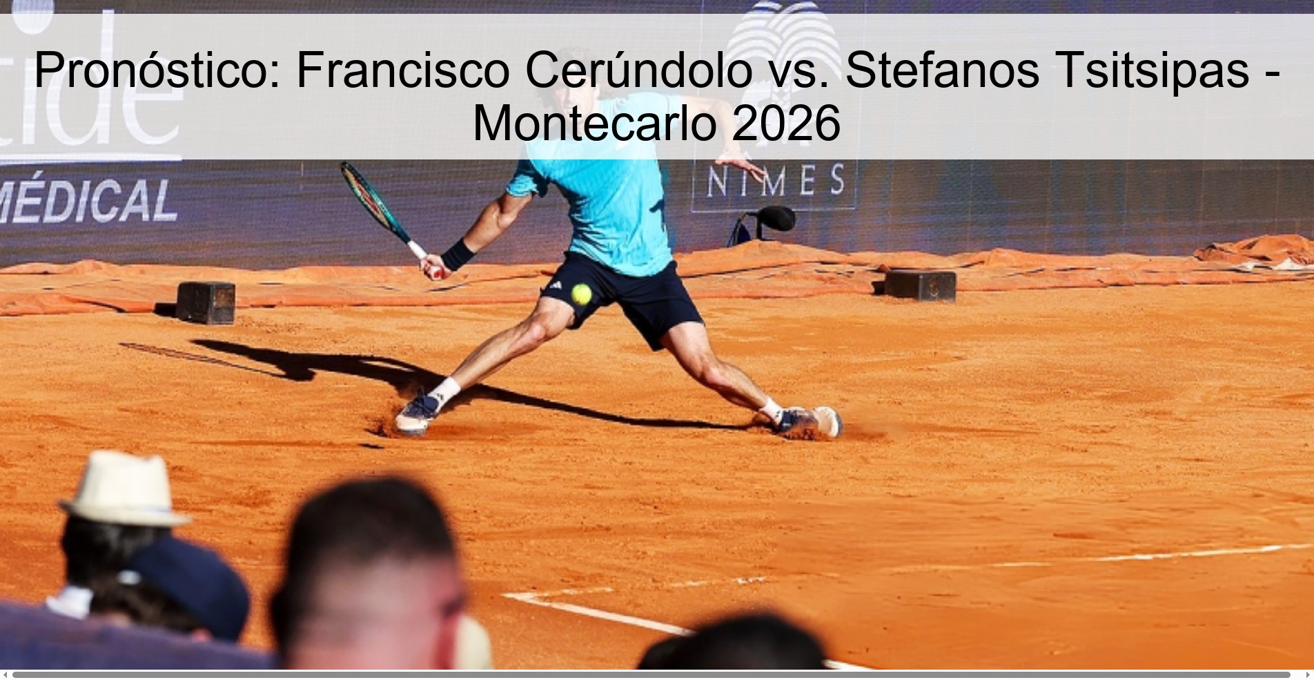 Pronóstico: Francisco Cerúndolo vs. Stefanos Tsitsipas - Montecarlo 2026