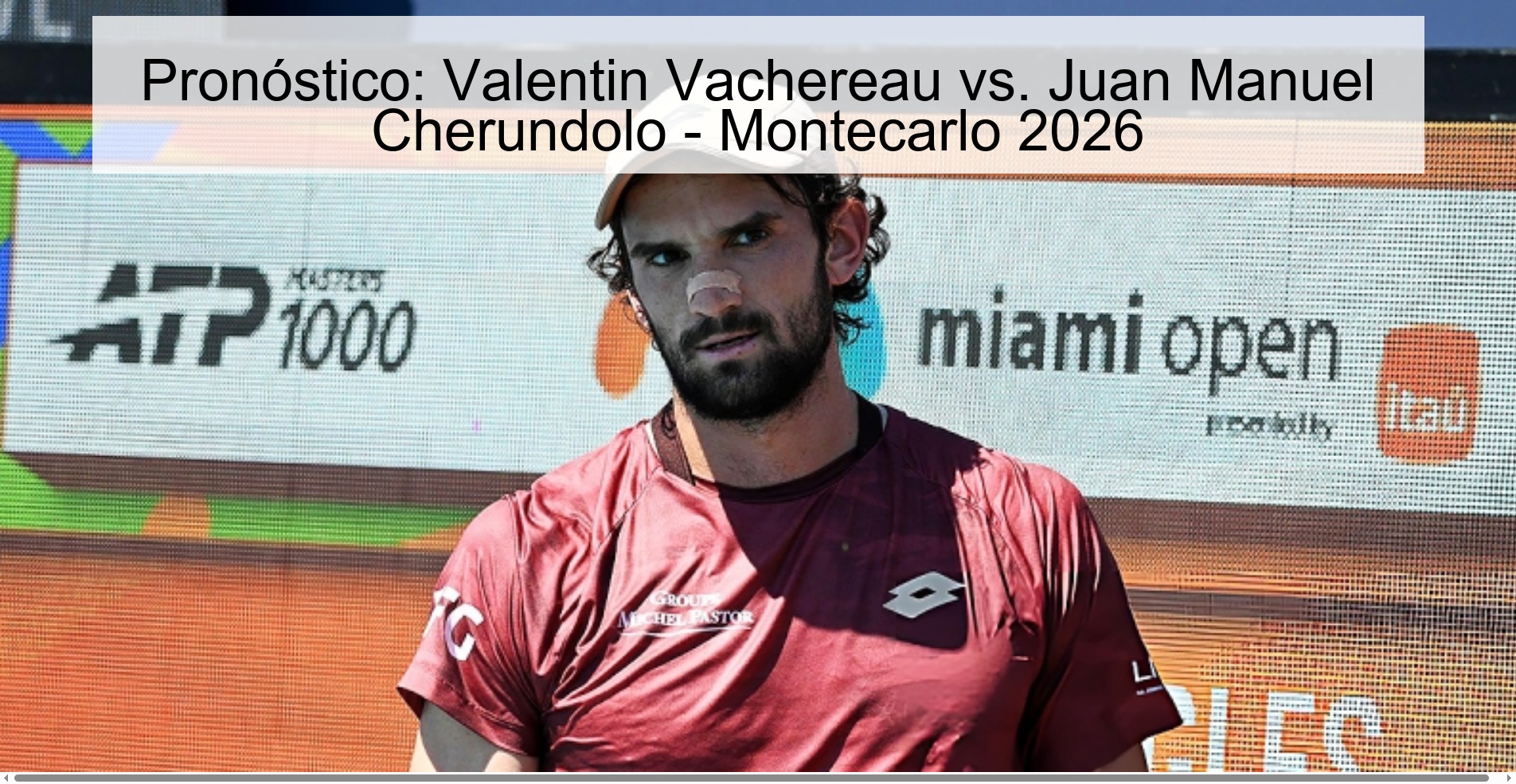 Prediction: Valentin Vachereau vs. Juan Manuel Cherundolo - Monte Carlo 2026