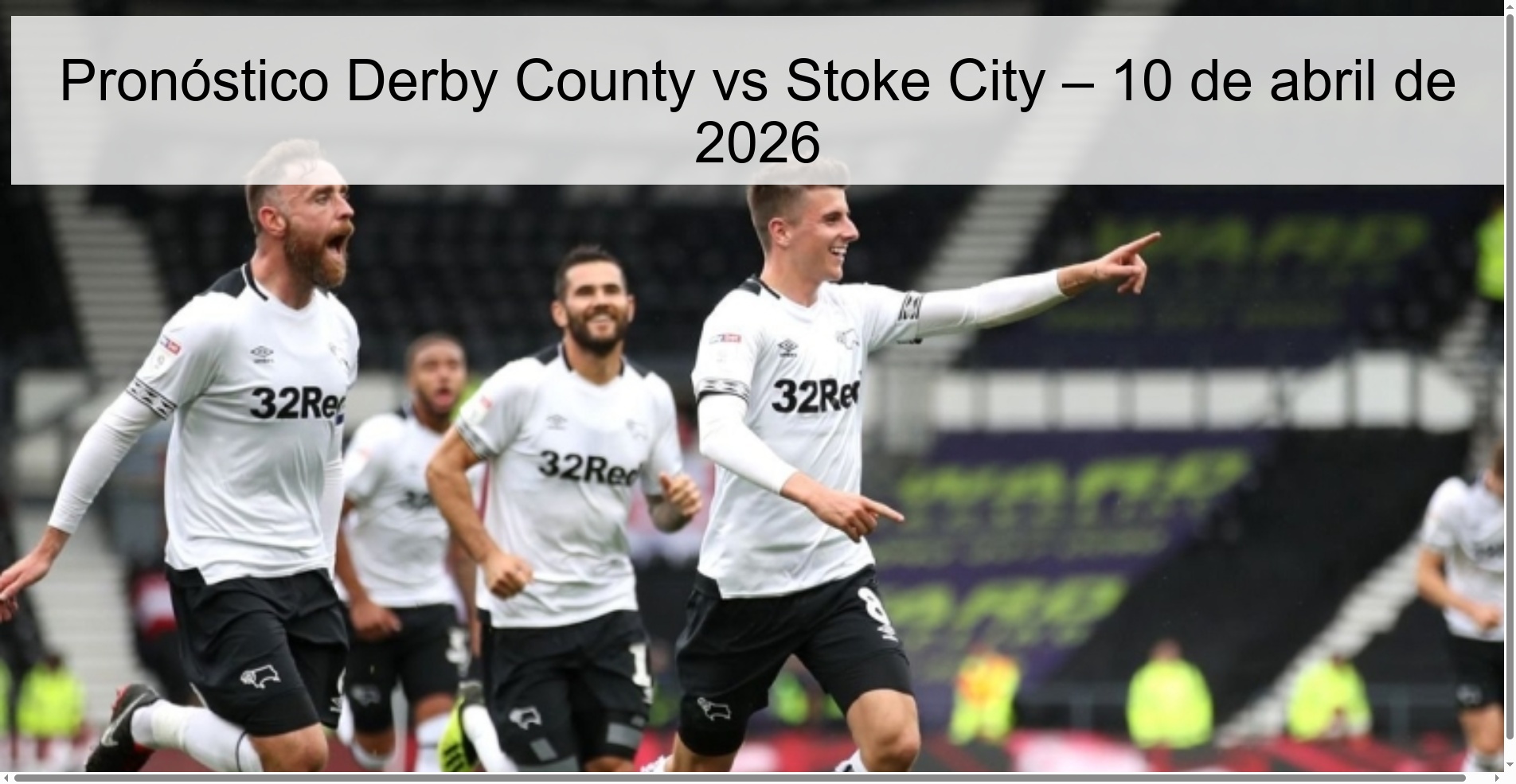 Derby County vs Stoke City Prediction – April 10, 2026