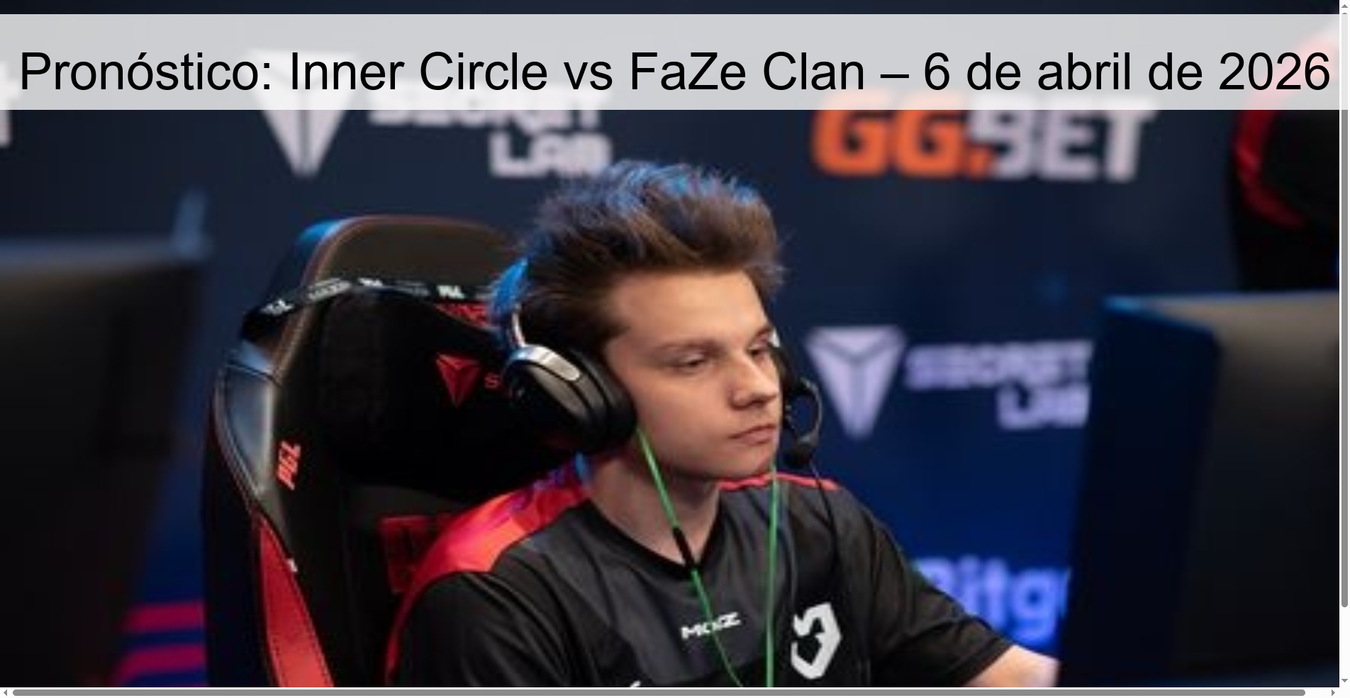 Prediction: Inner Circle vs FaZe Clan – April 6, 2026