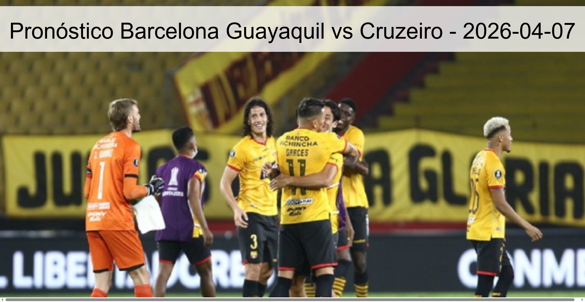 Barcelona Guayaquil vs Cruzeiro Prediction - 2026-04-07