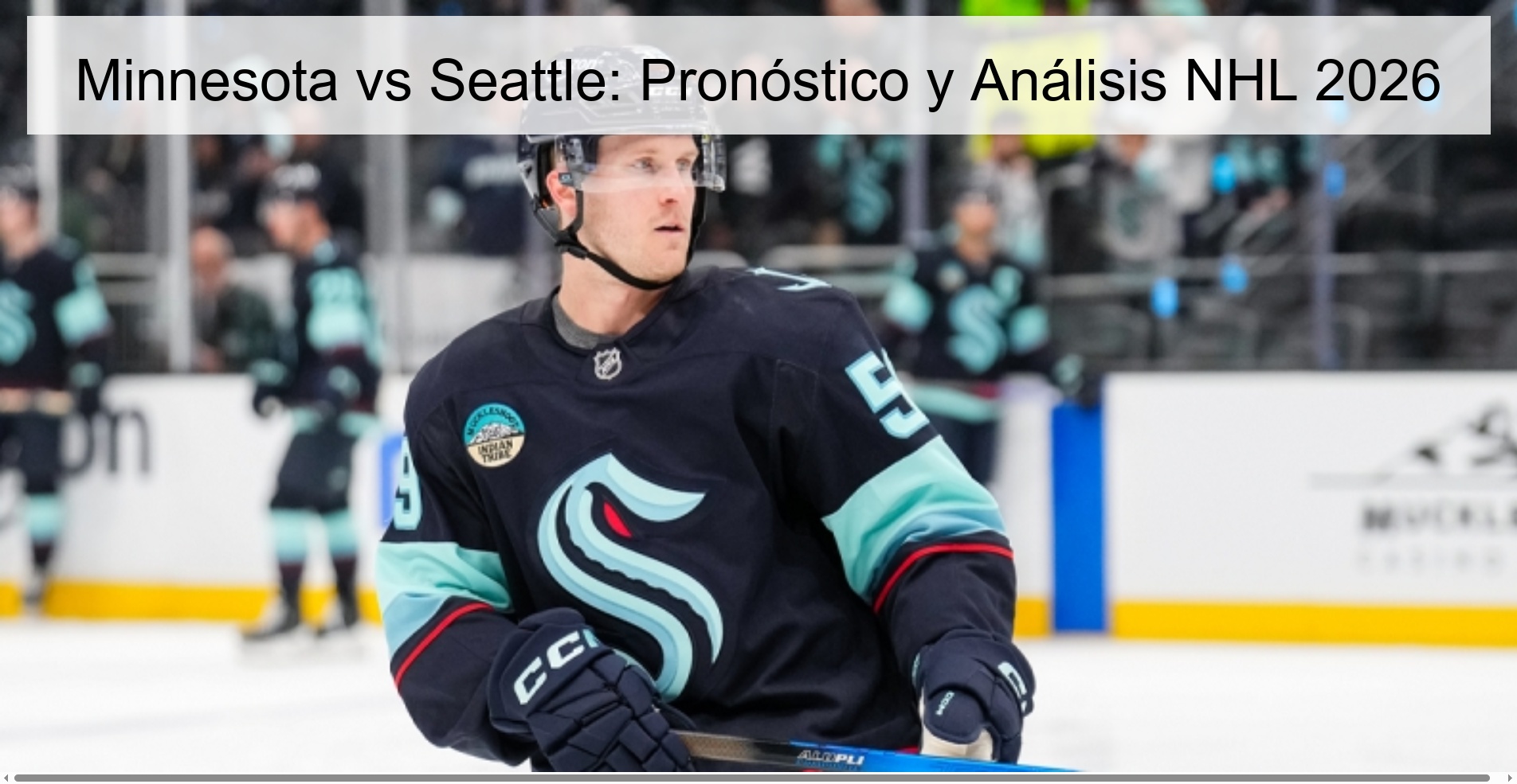 Minnesota vs Seattle: NHL 2026 Prediction and Analysis