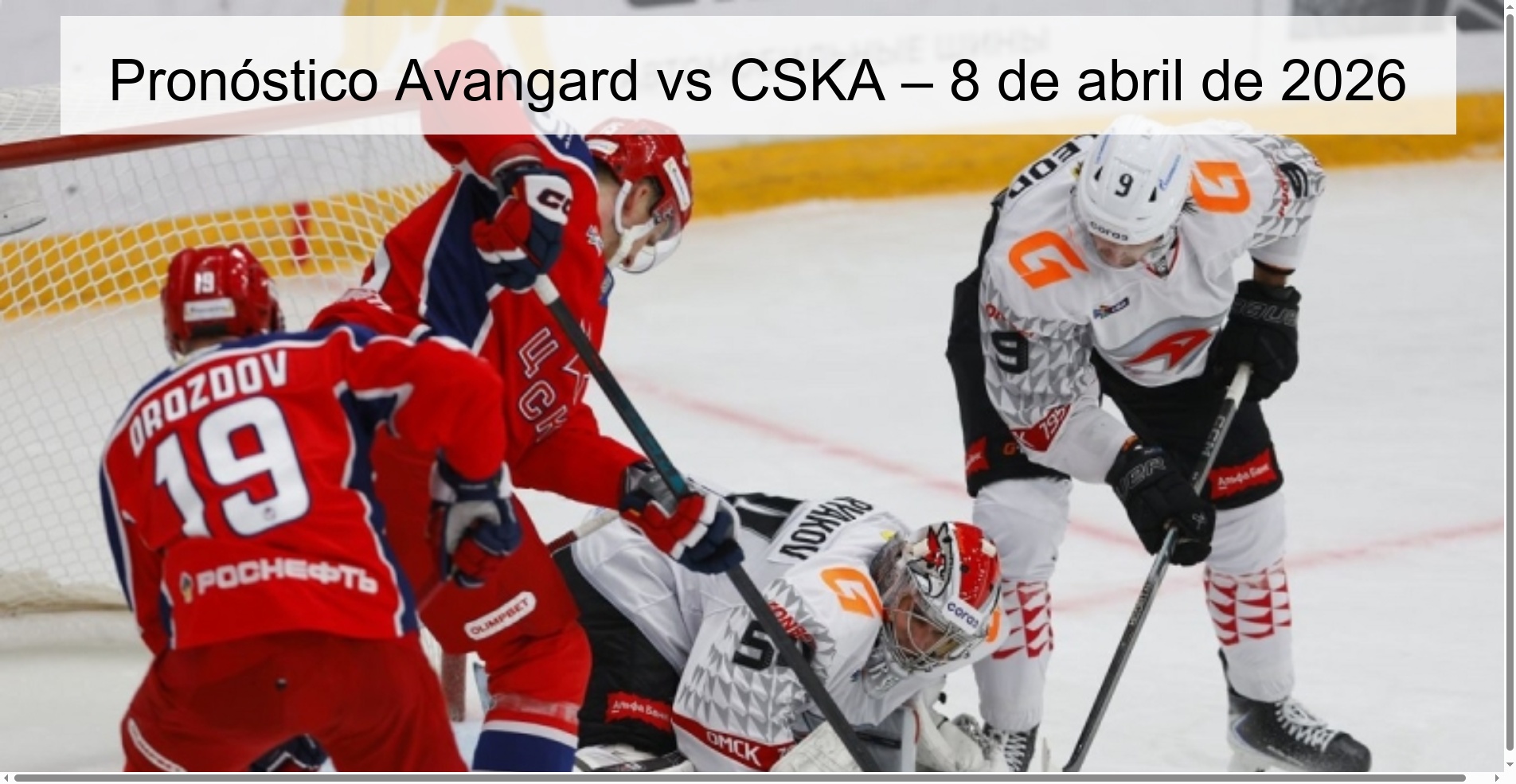 Avangard vs CSKA Prediction – April 8, 2026