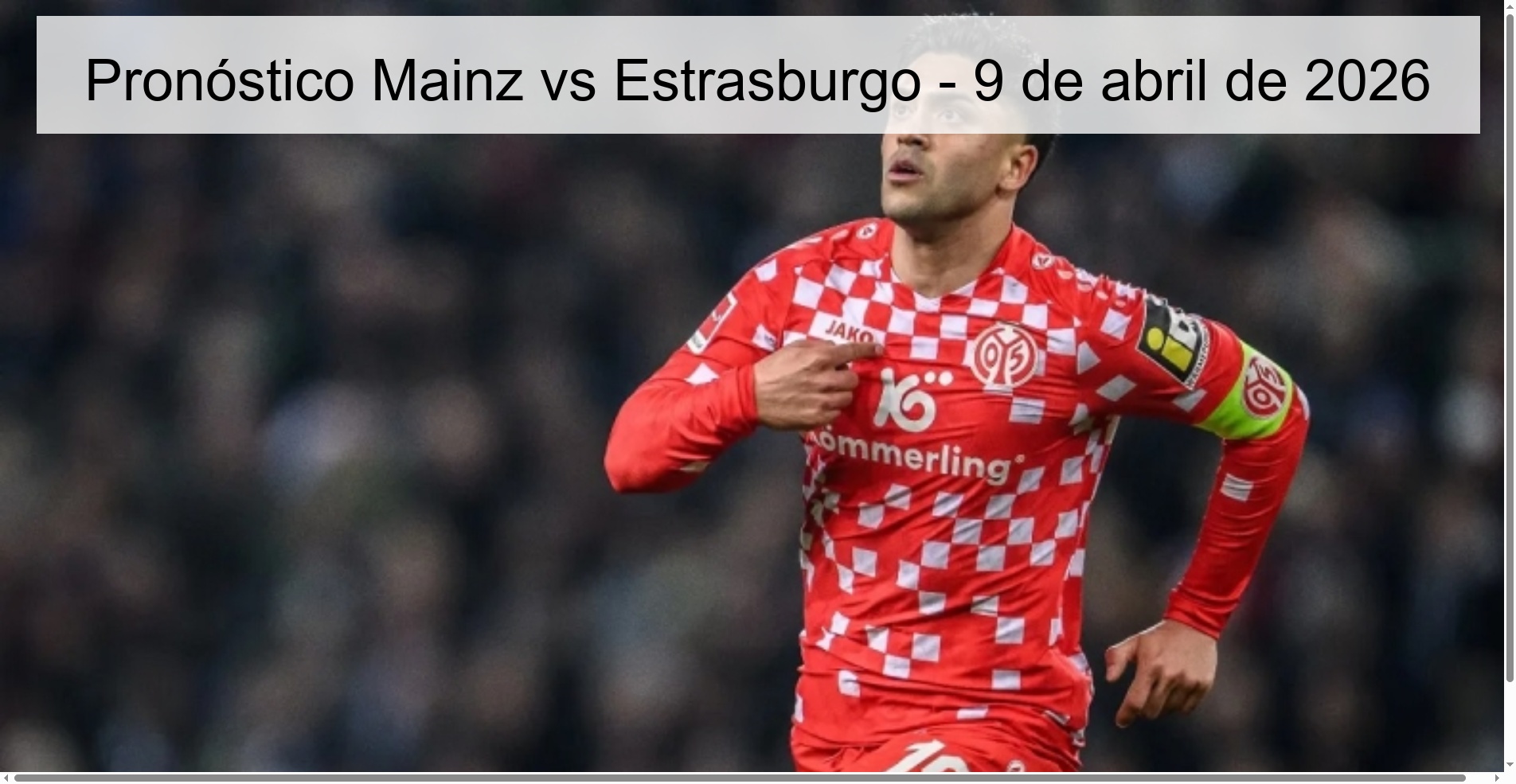 Mainz vs Strasbourg Prediction – April 9, 2026