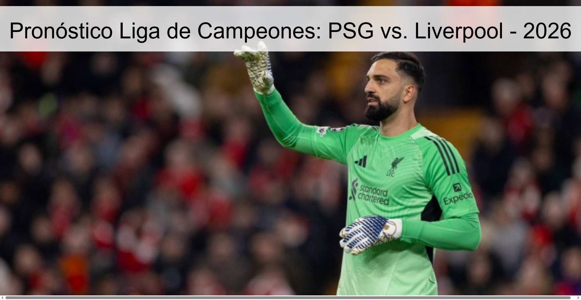 Champions League Prediction: PSG vs. Liverpool - 2026