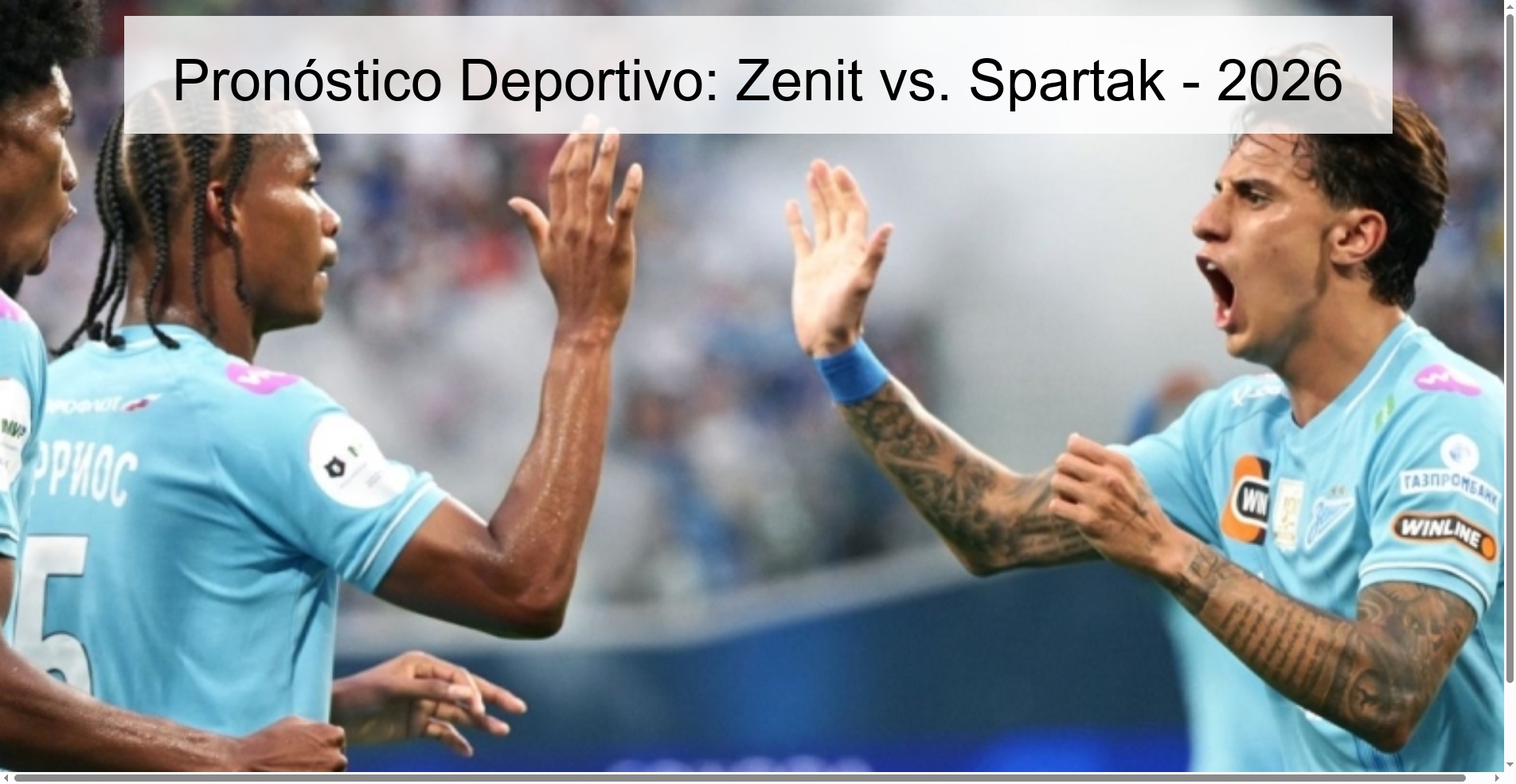 Sports Prediction: Zenit vs. Spartak - 2026