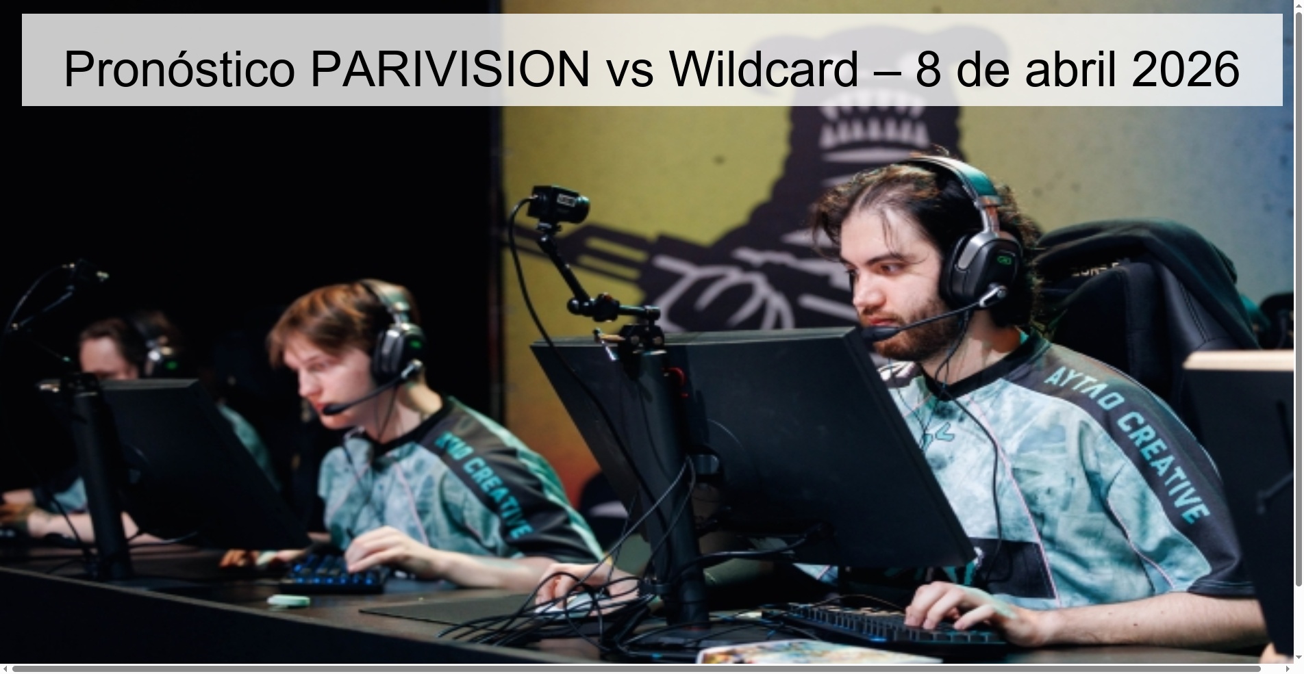 PARIVISION vs Wildcard Prediction – April 8, 2026