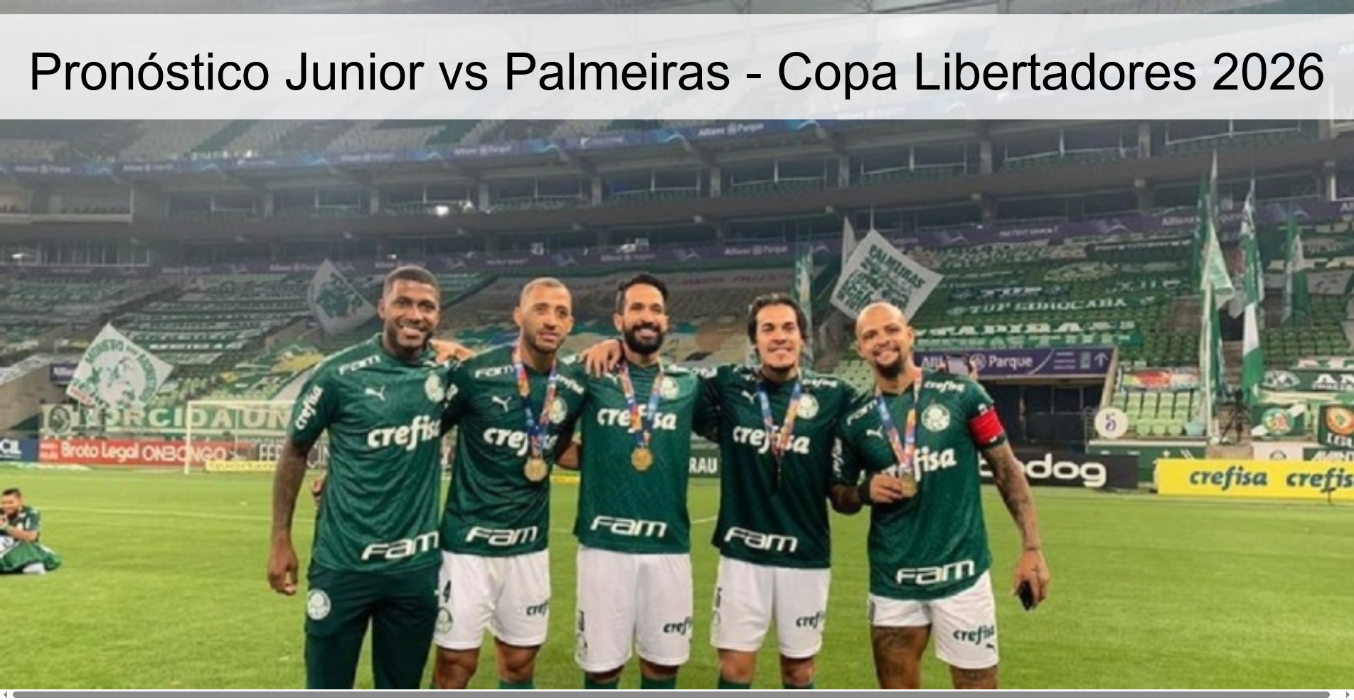 Junior vs Palmeiras Prediction - Copa Libertadores 2026