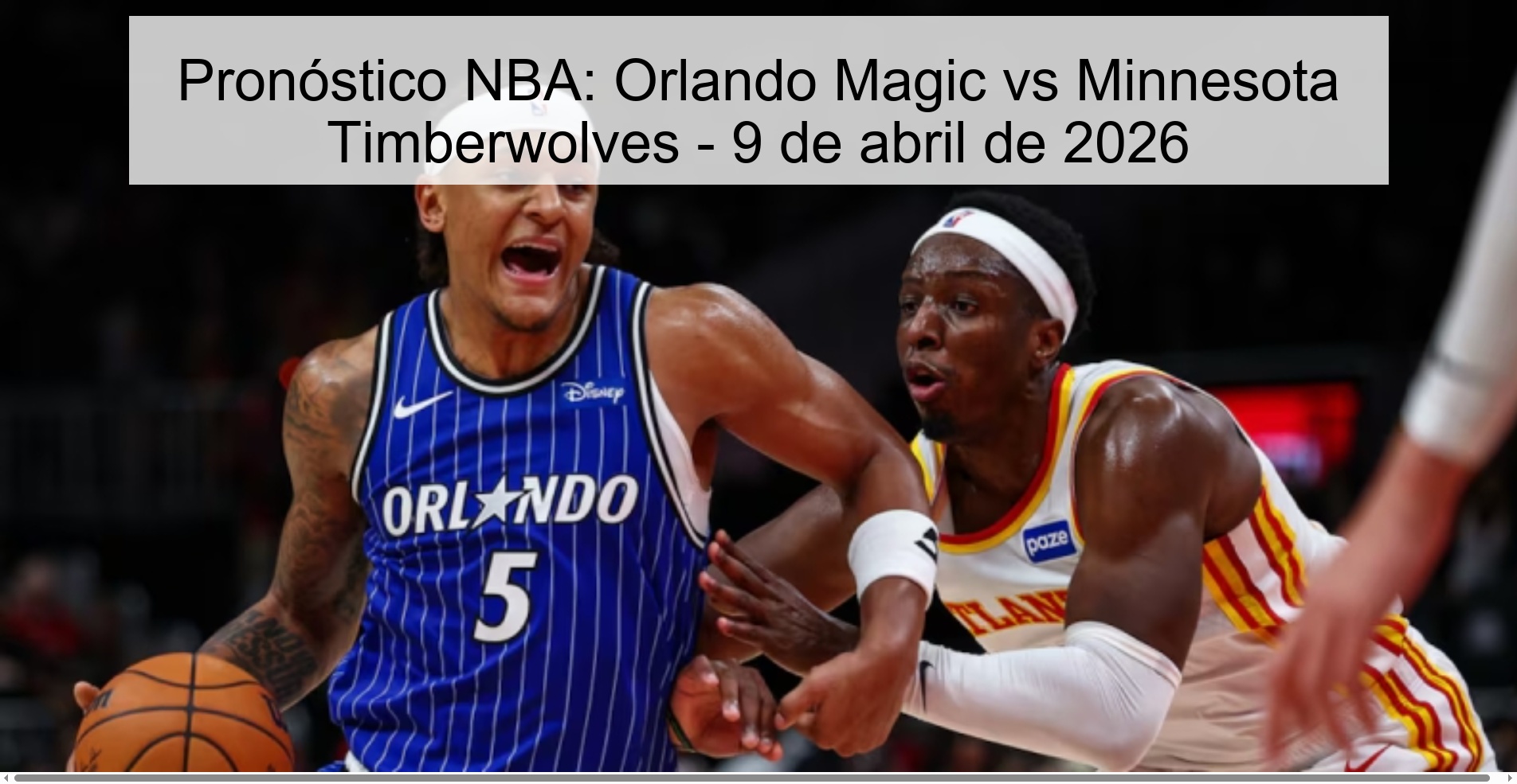NBA Prediction: Orlando Magic vs Minnesota Timberwolves - April 9, 2026