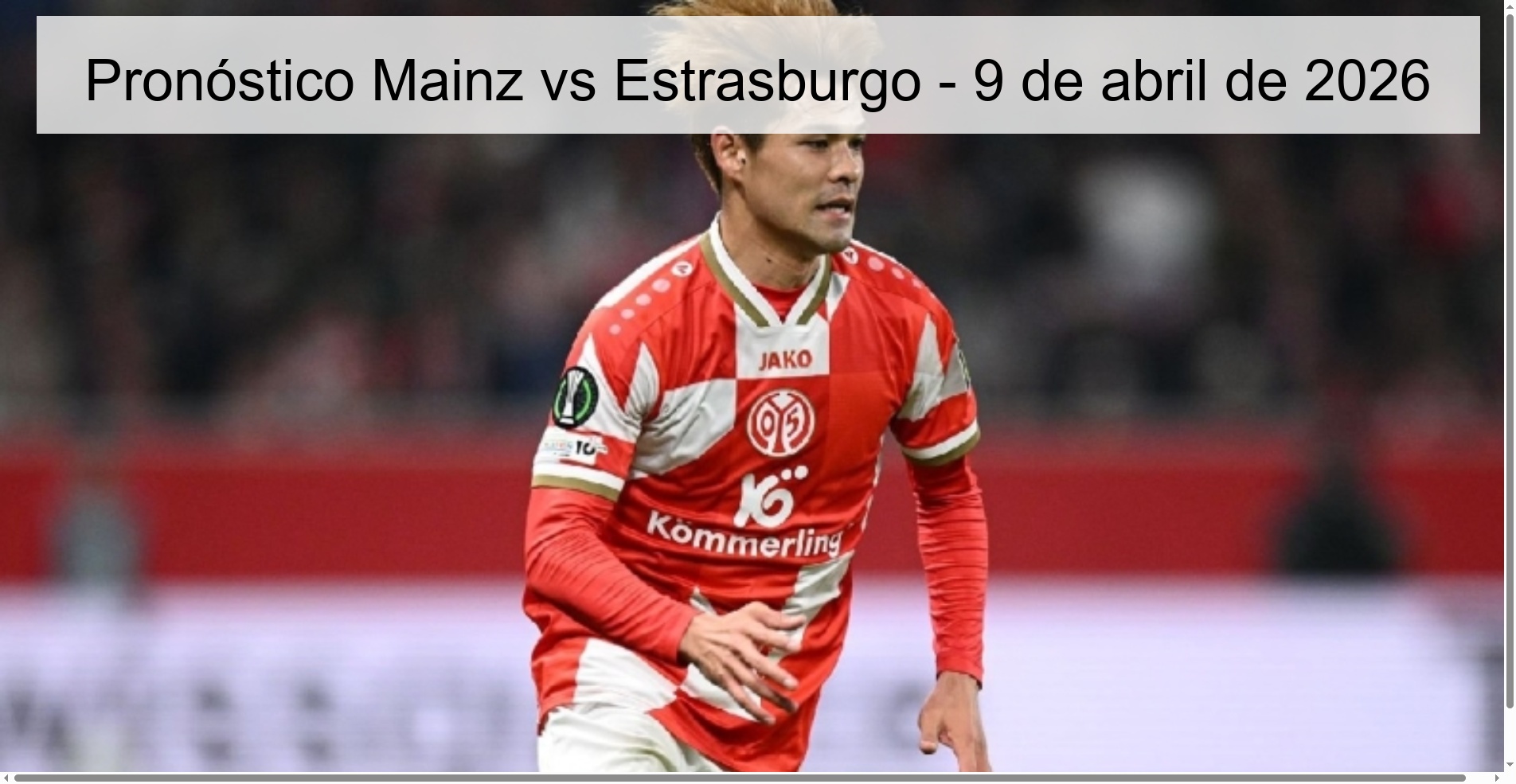 Mainz vs Strasbourg Prediction – April 9, 2026