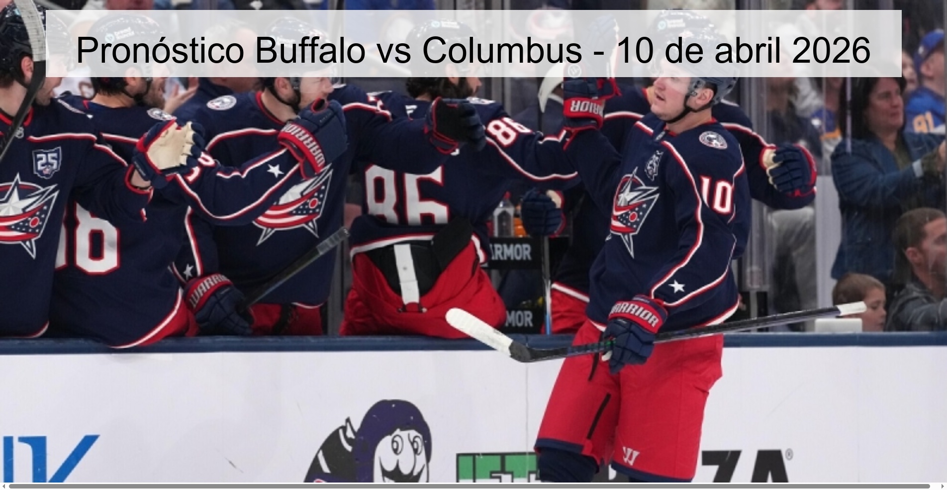 Buffalo vs Columbus Prediction - April 10, 2026