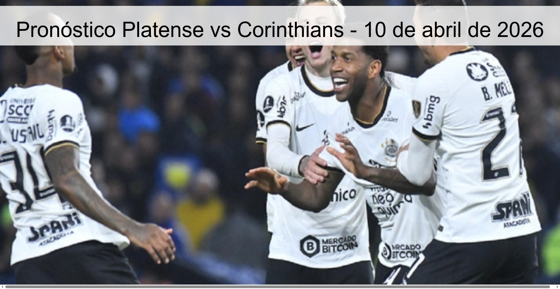 Platense vs Corinthians Prediction - April 10, 2026