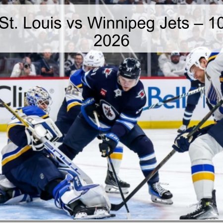 Pronóstico St. Louis vs Winnipeg Jets – 10 de abril de 2026