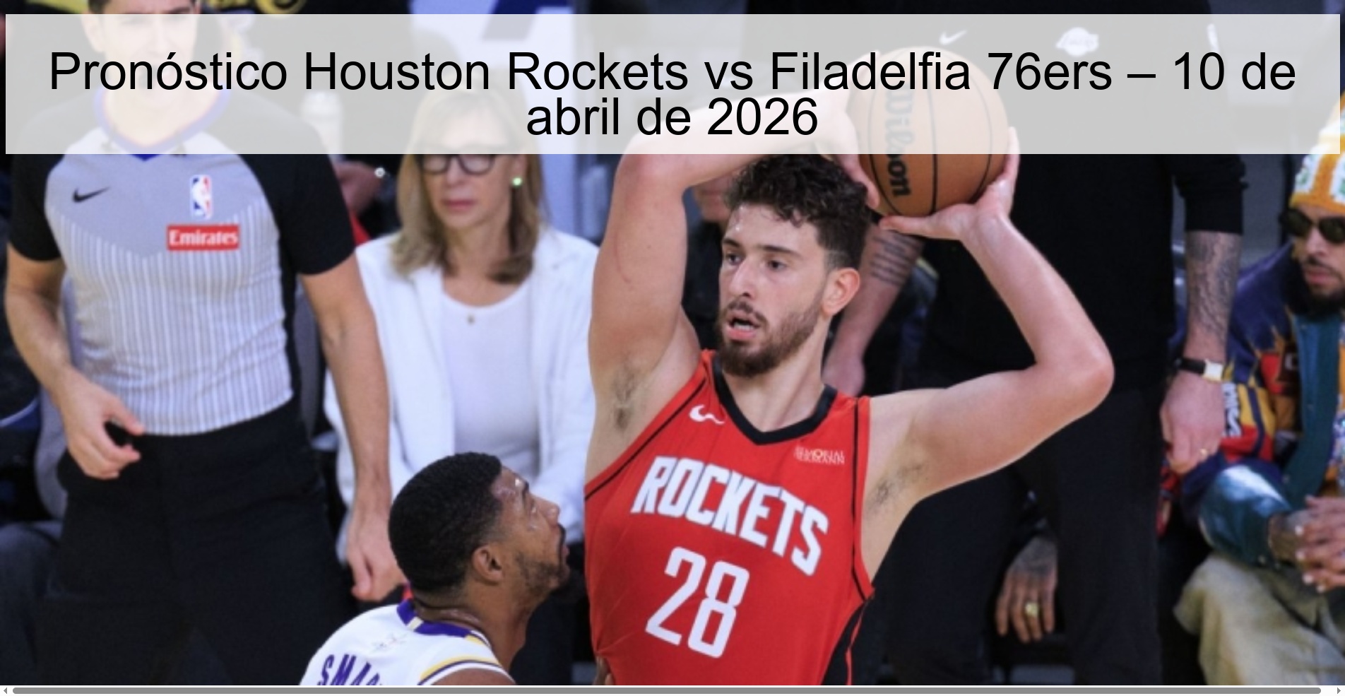Houston Rockets vs Philadelphia 76ers Prediction – April 10, 2026