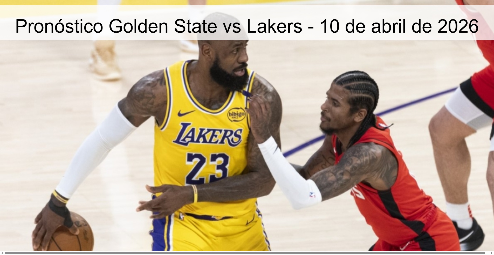 Golden State vs Lakers Prediction - April 10, 2026